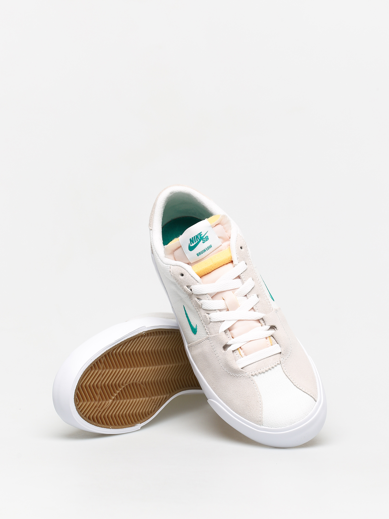 Boty Nike SB Air Zoom Bruin Edge (white/neptune green vivid orange)