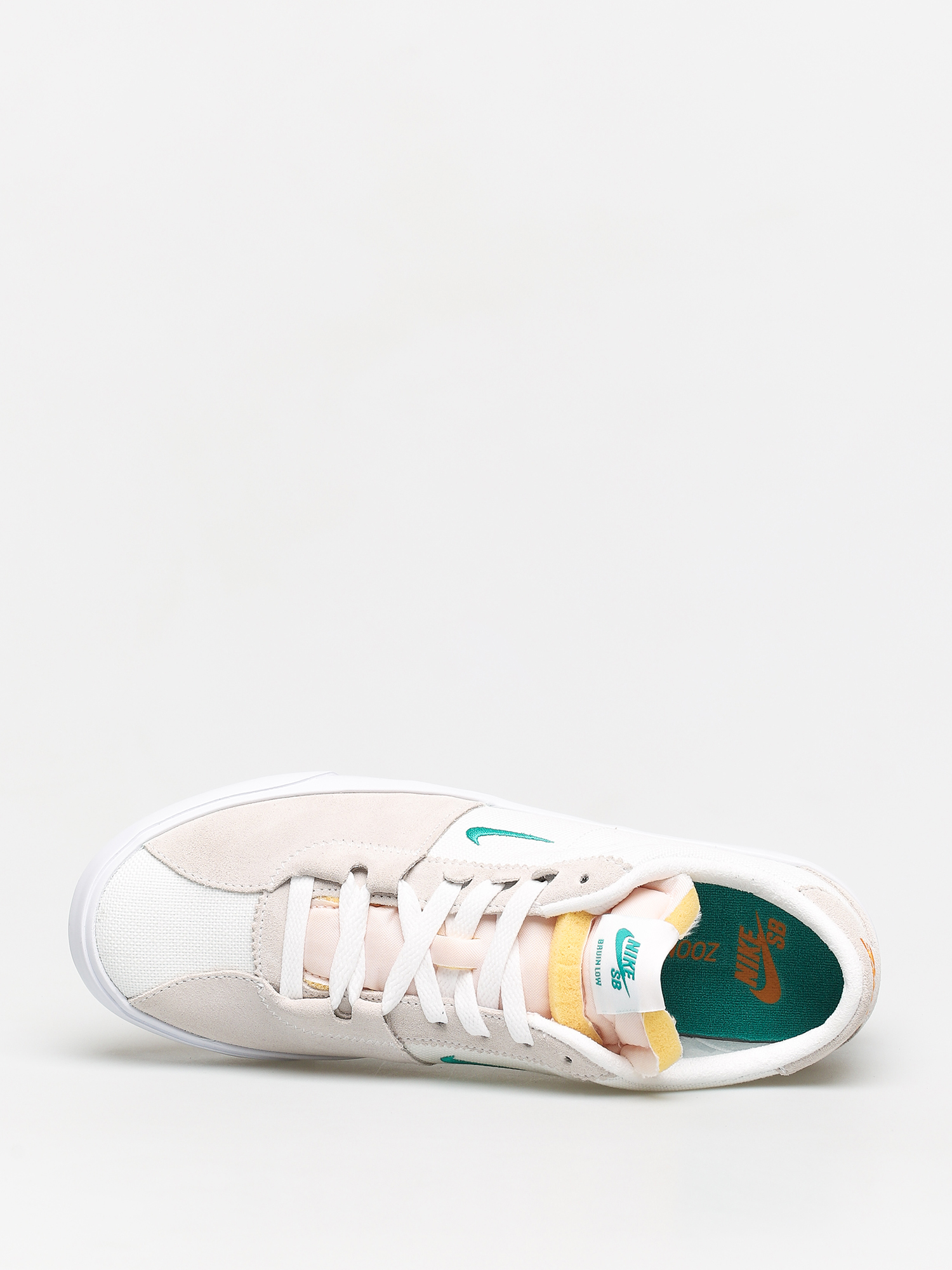 Boty Nike SB Air Zoom Bruin Edge (white/neptune green vivid orange)