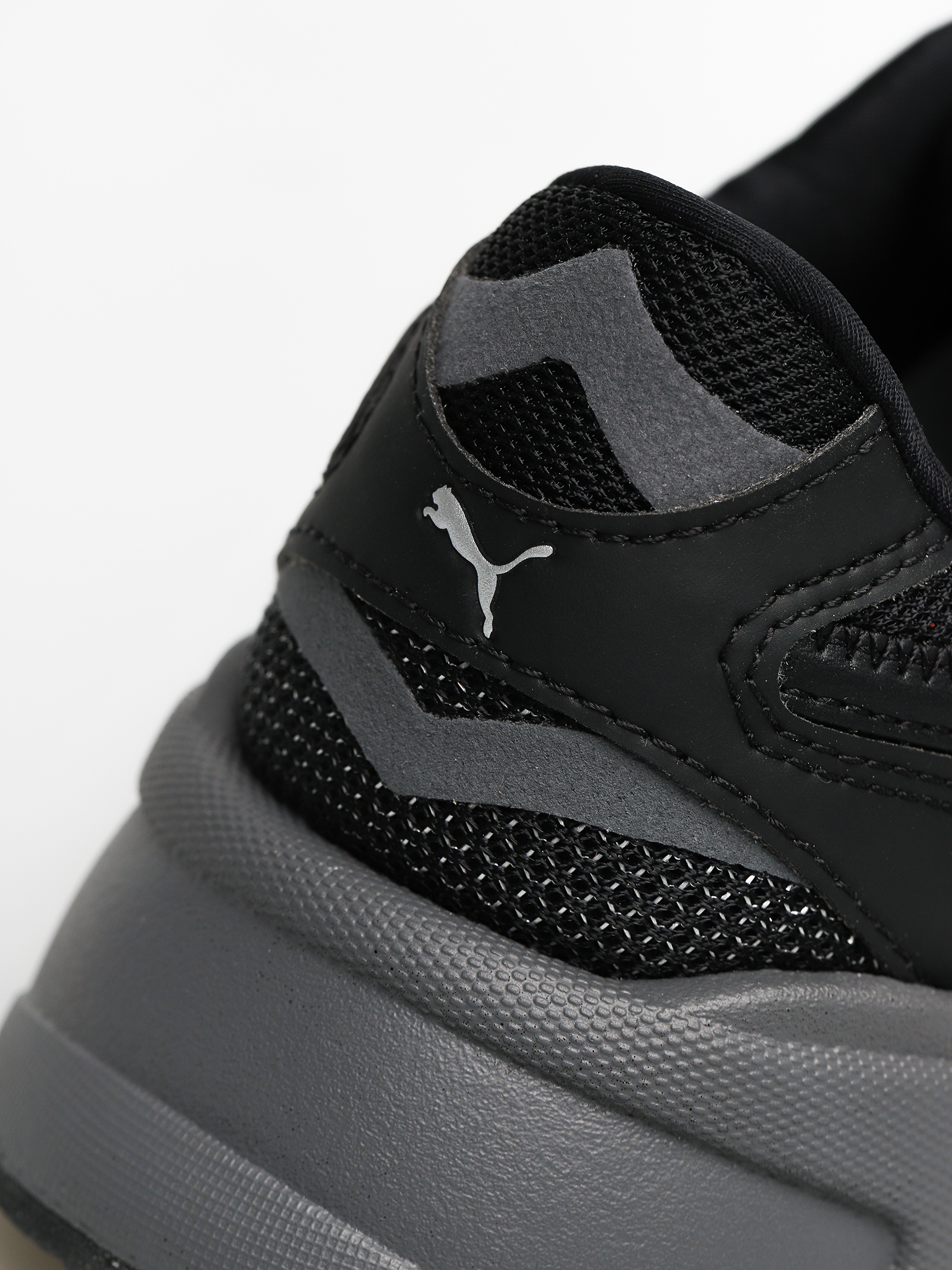 puma rs x puzzle men's black sneakers