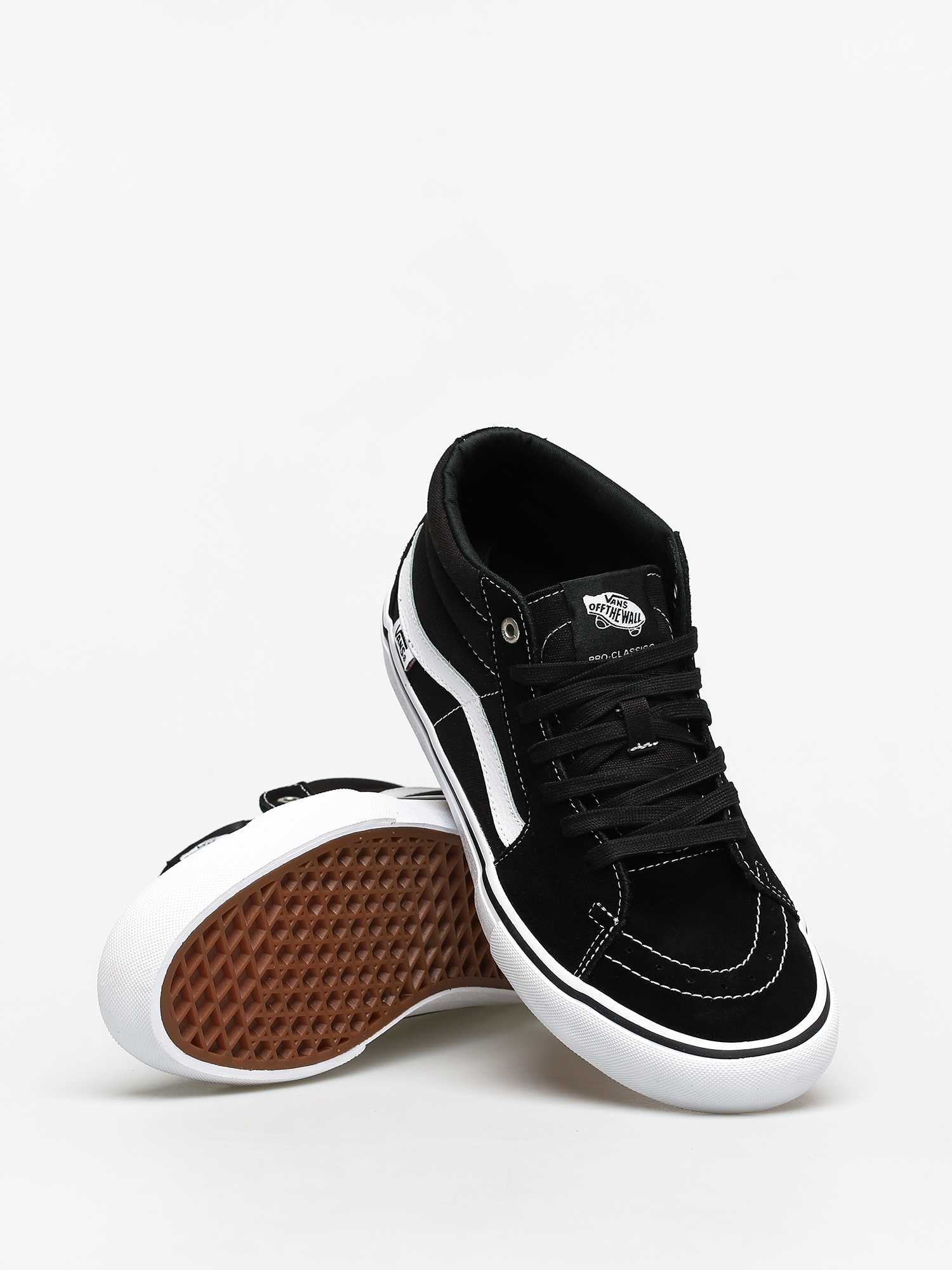 Boty Vans Sk8 Mid Pro (black/white)