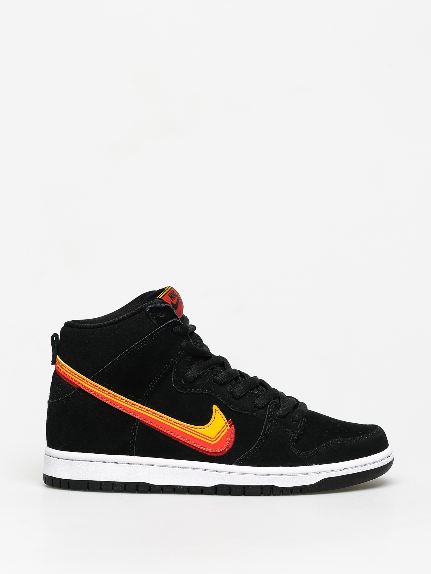 Boty Nike SB Dunk High Pro (black/university gold team orange)