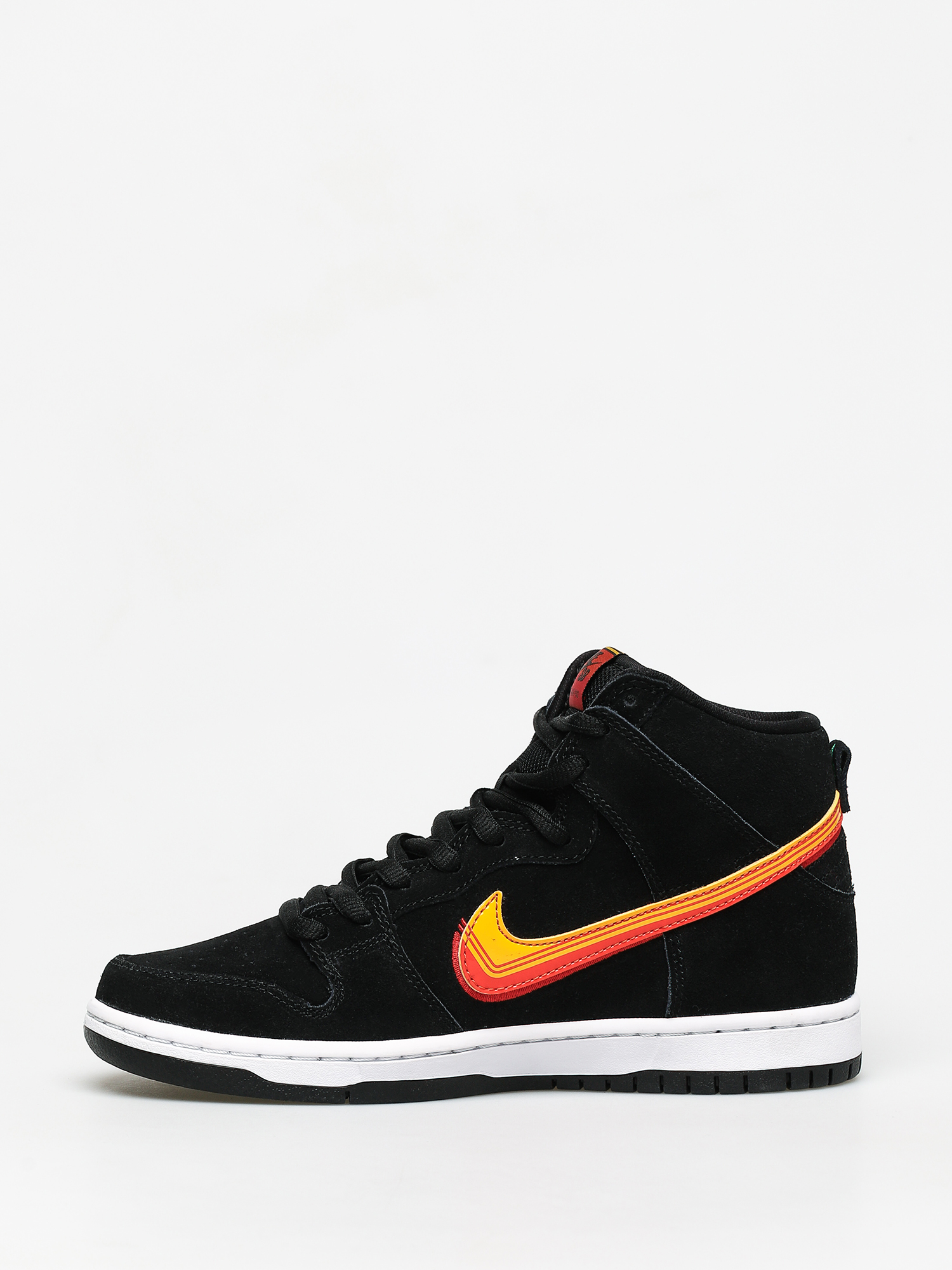 Boty Nike SB Dunk High Pro (black/university gold team orange)