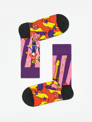 Ponožky Happy Socks Linda And Johnny Ramone (purple/multi/black)