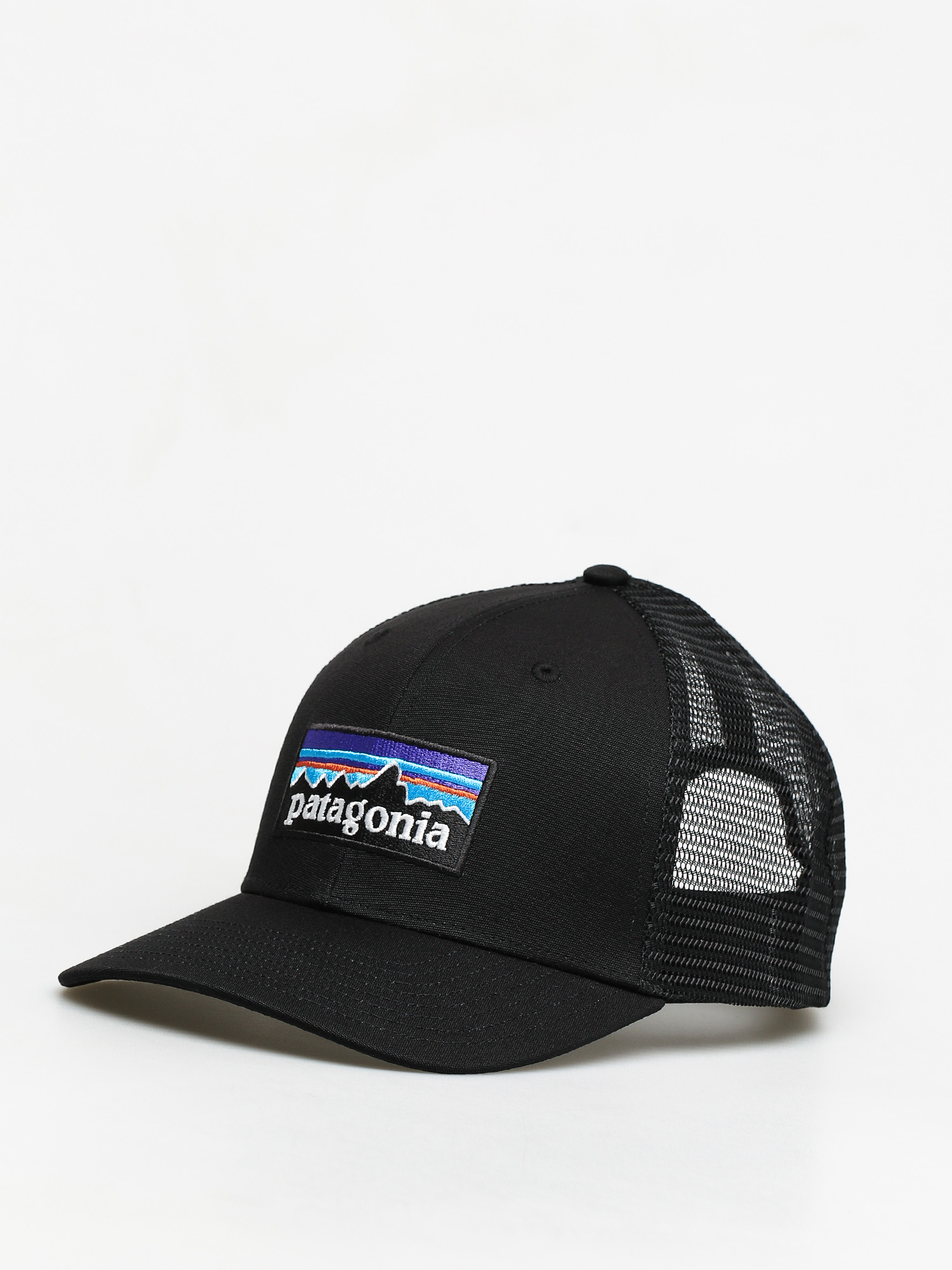 Kšiltovka  Patagonia P6 Logo Trucker ZD (black)