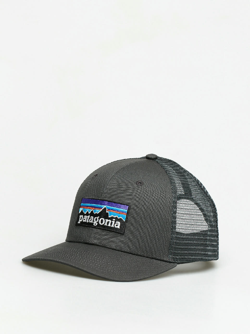 Kšiltovka  Patagonia P6 Logo Trucker ZD (forge grey)