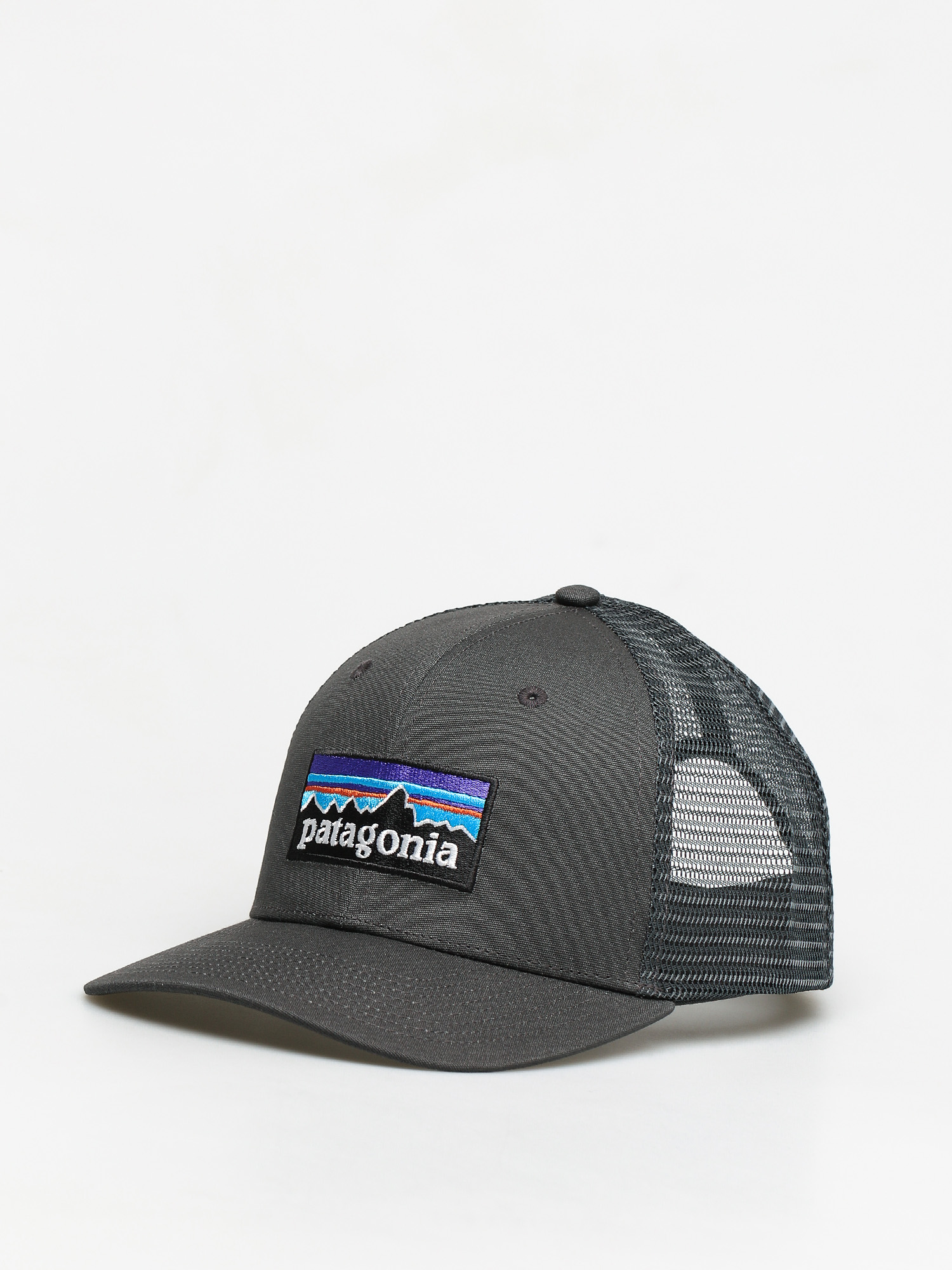 Ku0161iltovka  Patagonia P6 Logo Trucker ZD (forge grey)