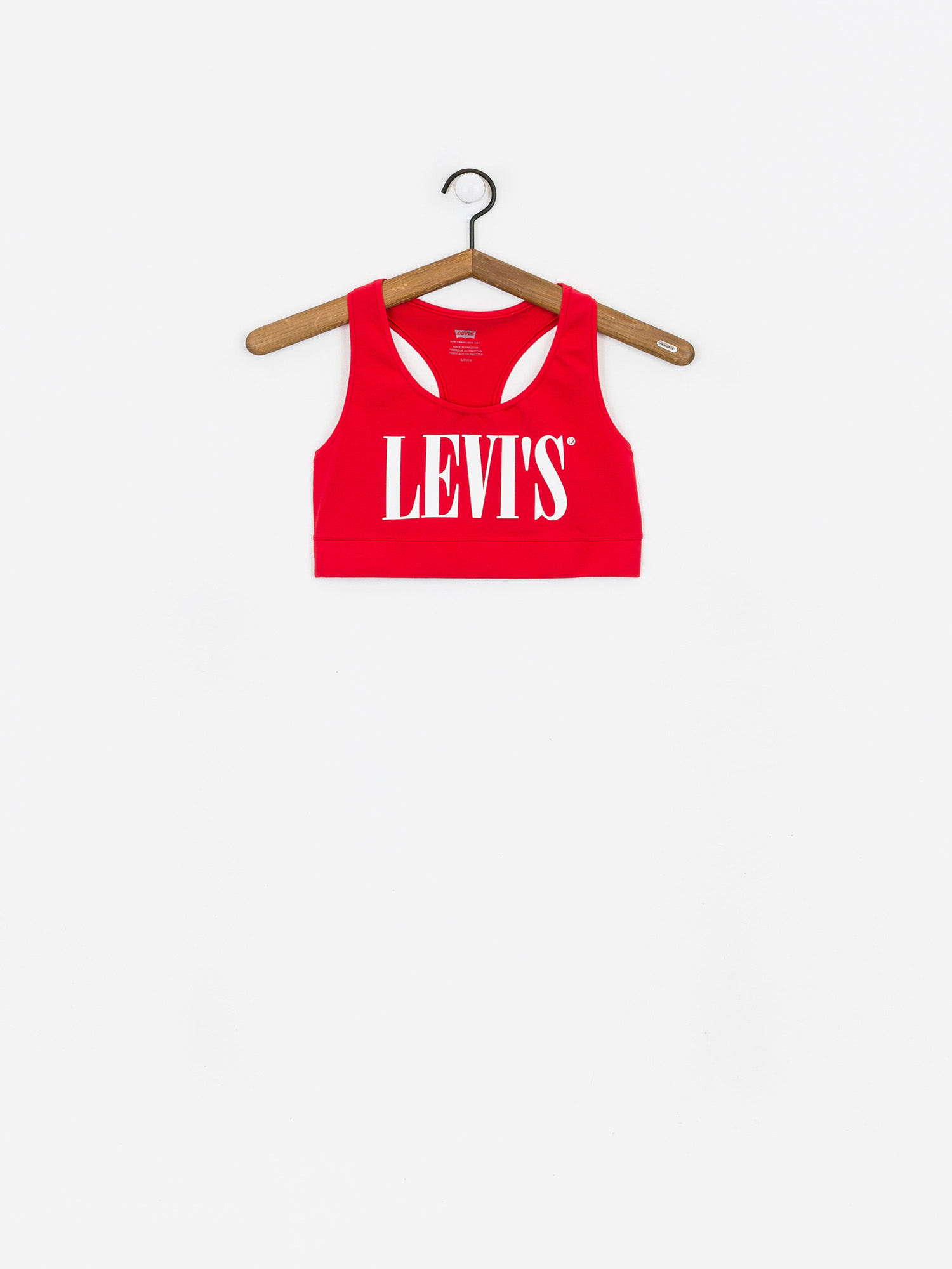 Spodní prádlo Levi's® Logo Sprots Bra Wmn (red)