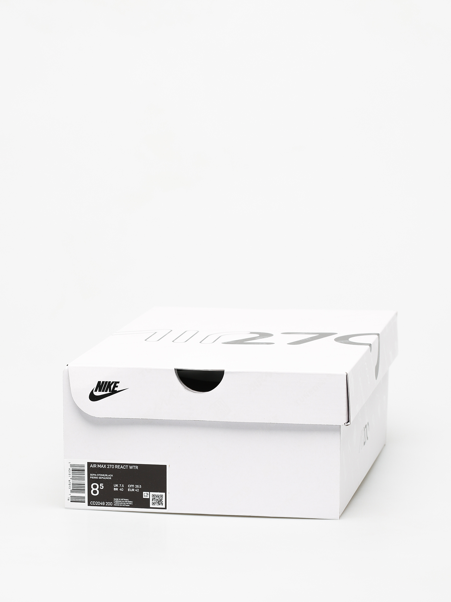 Boty Nike Air Max 270 React Wtr (sepia stone/black moon particle)