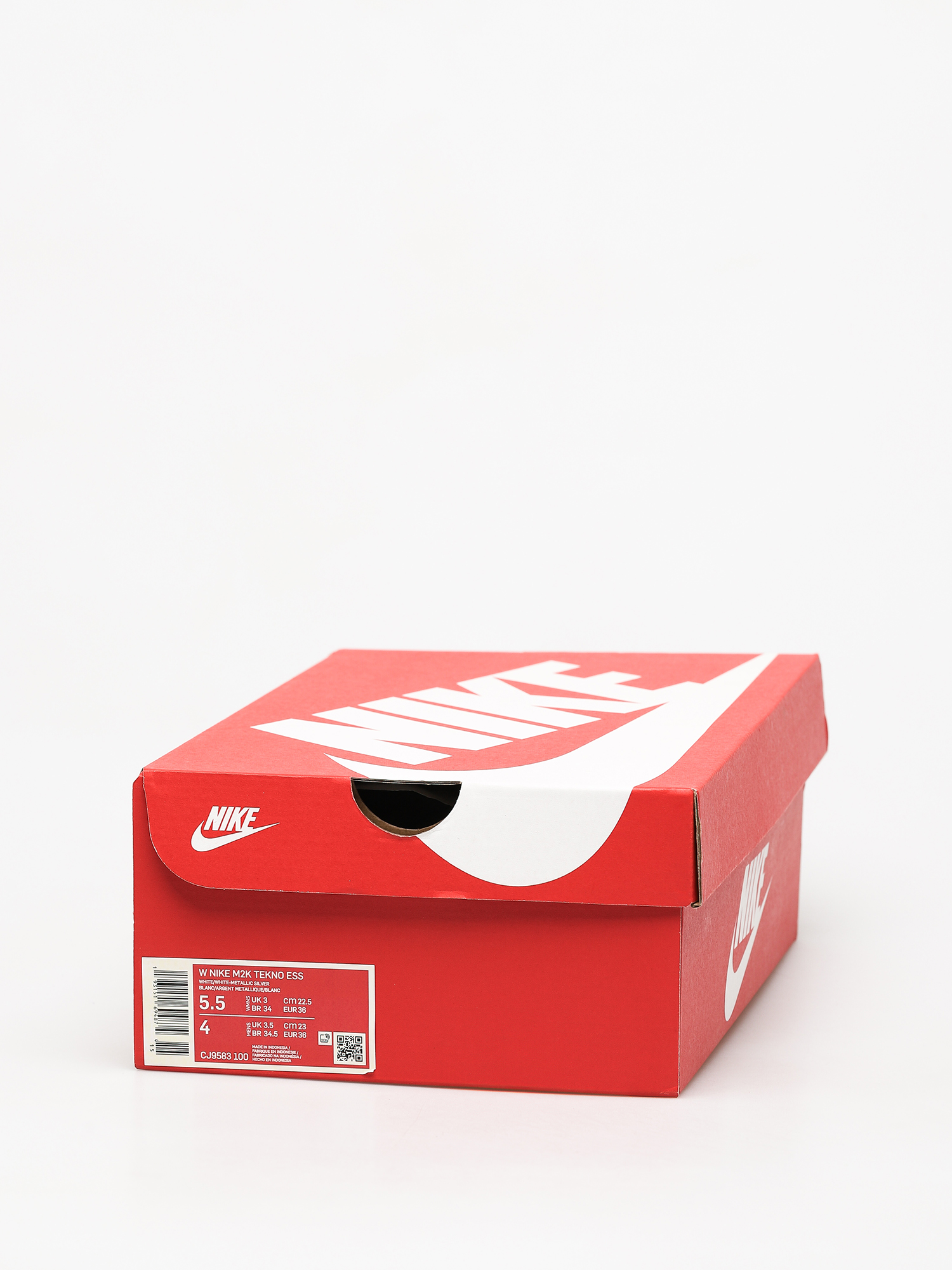 Boty Nike M2K Tekno Ess Wmn (white/white metallic silver black)