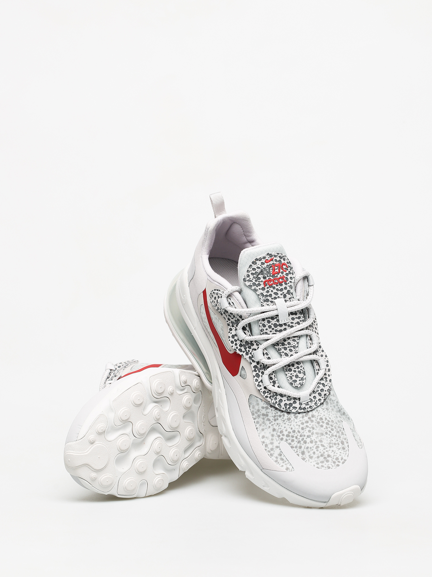 air max 270 react neutral grey university red