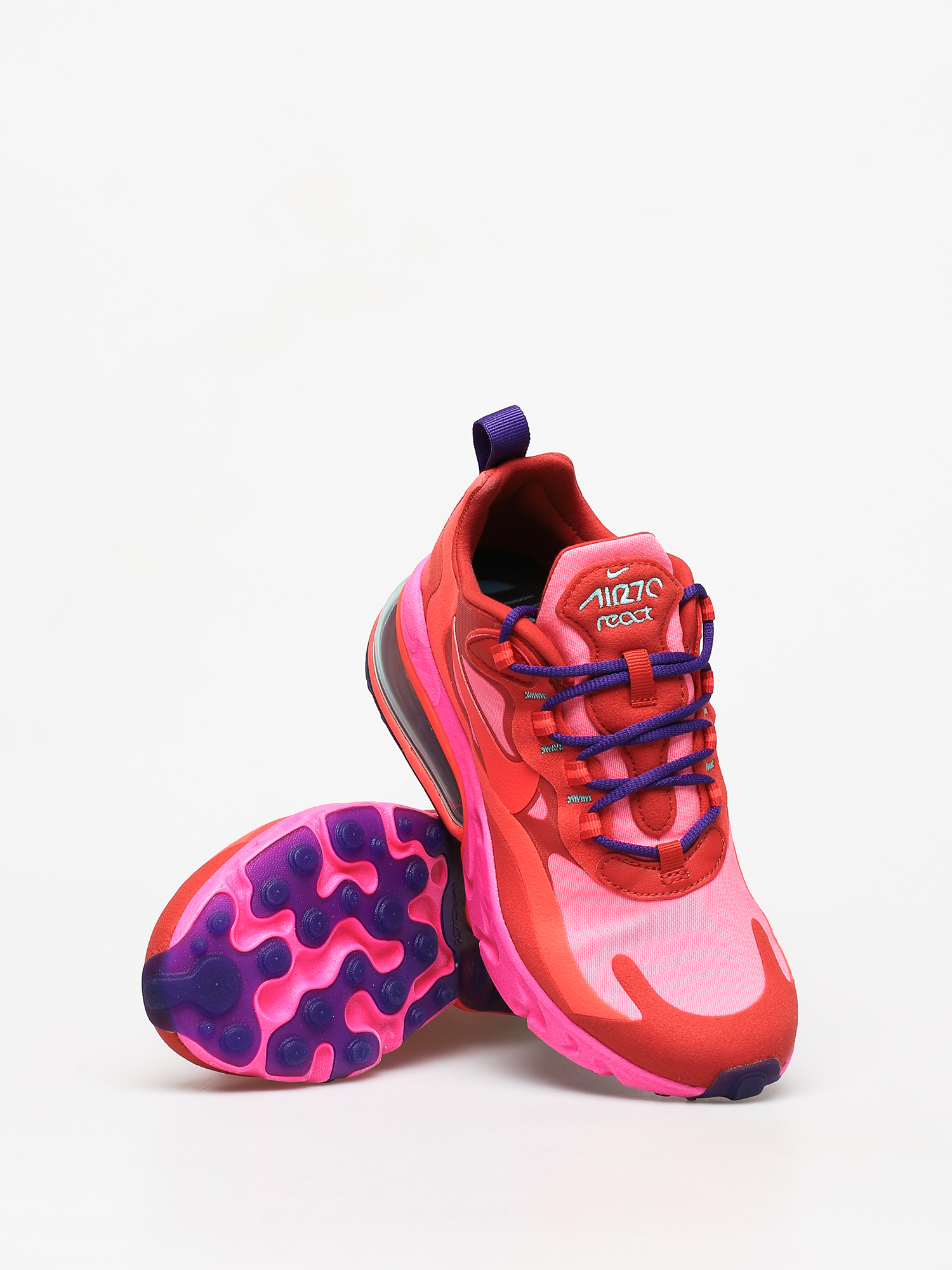 Nike air max 270 react mystic red/bright crimson/pink blast best sale