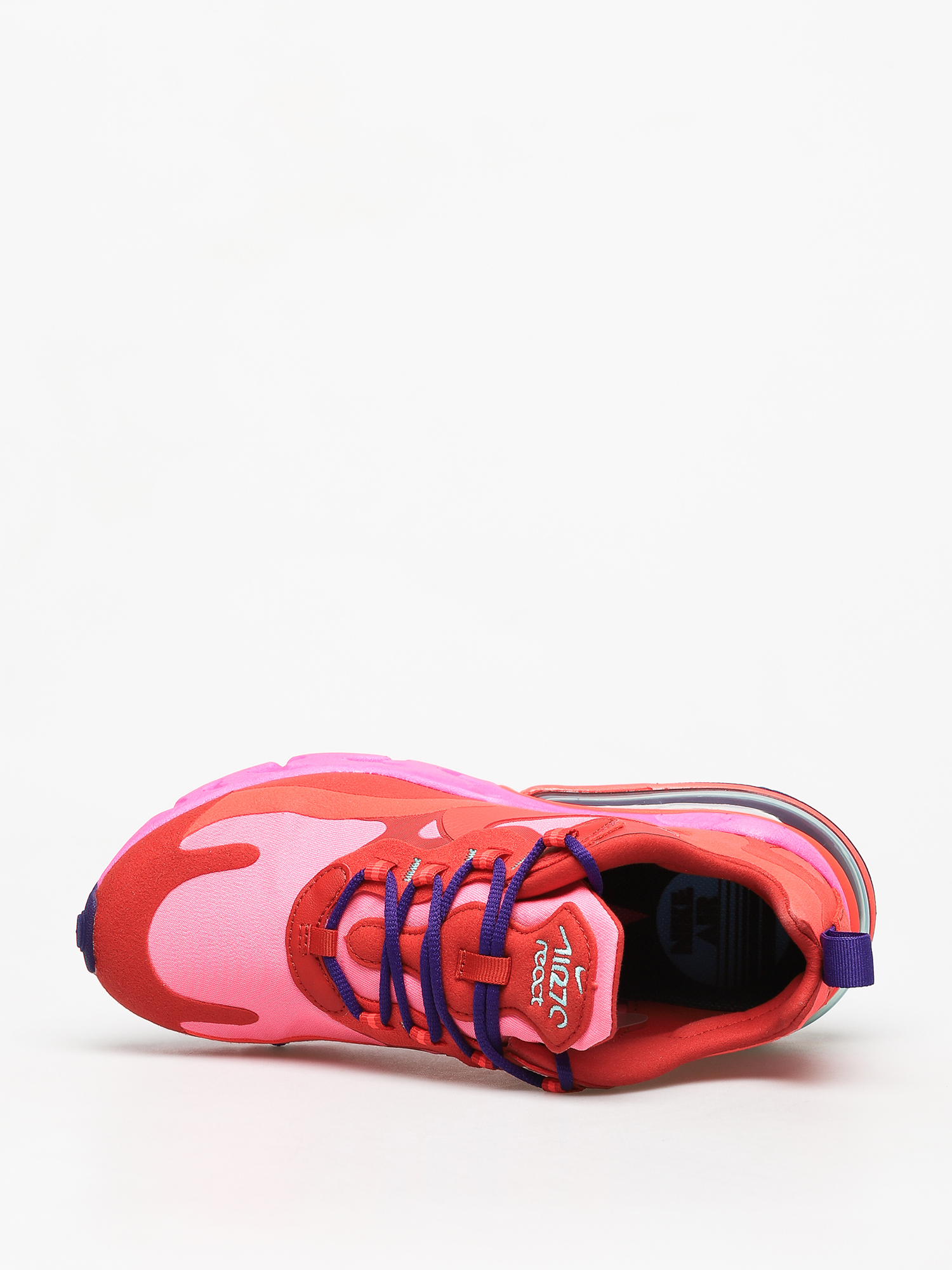 Nike air max 270 react outlet - women's mystic red/bright crimson/pink blast