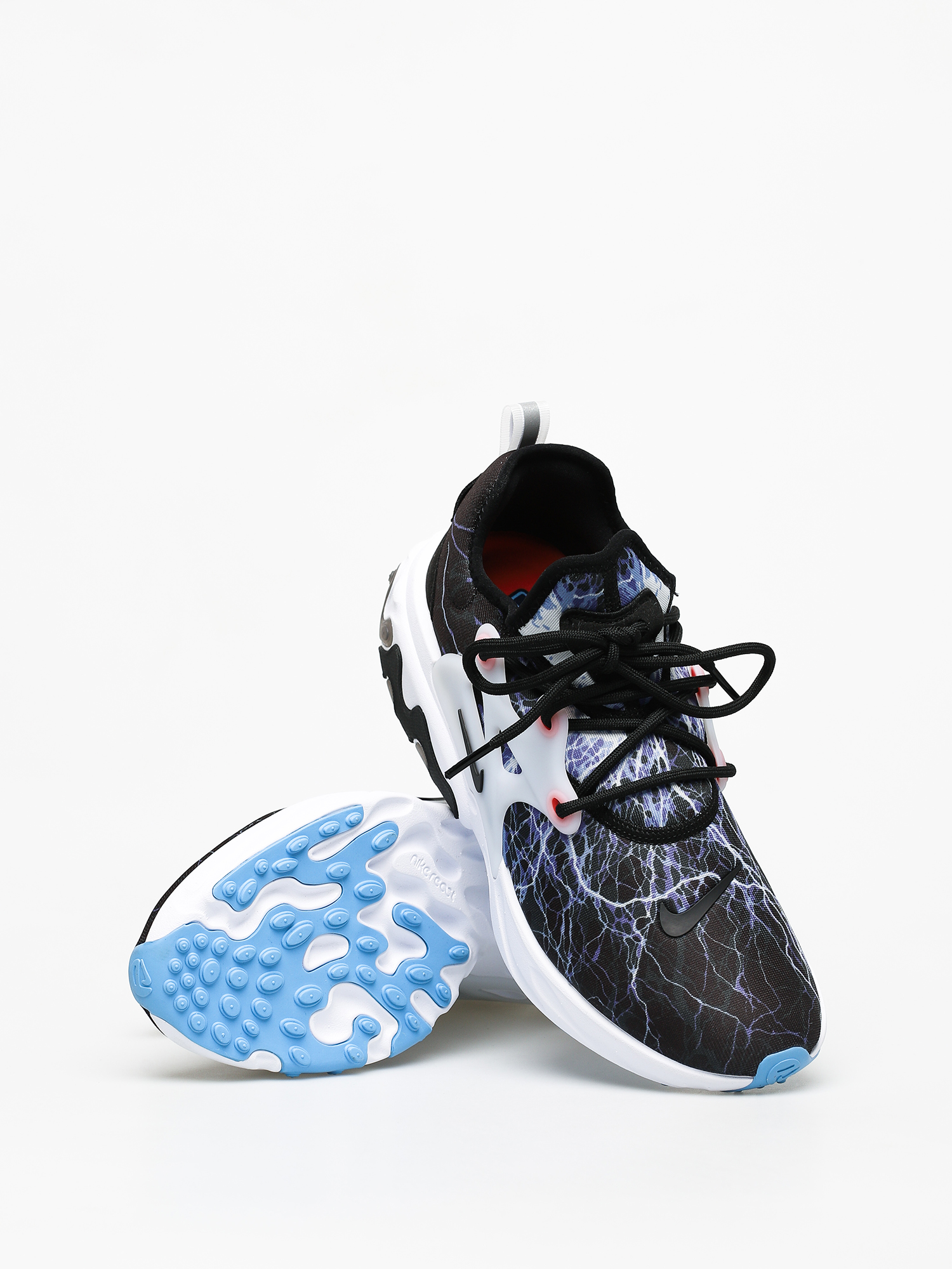 Boty Nike React Presto (black/black white university blue)