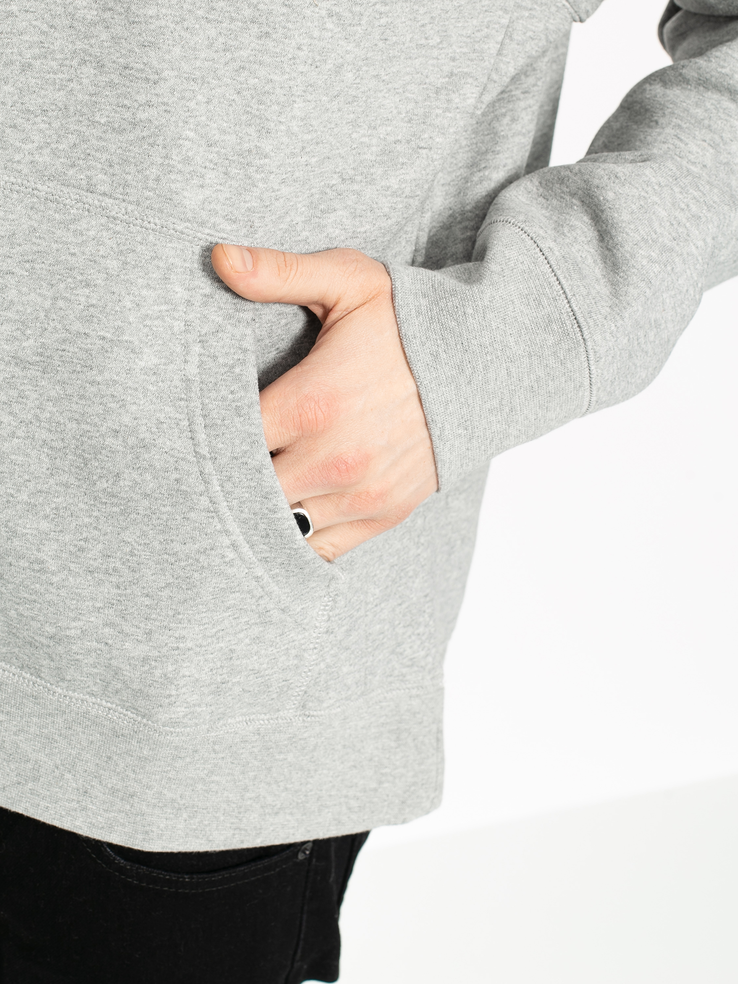 Mikina s kapucí Nike SB Sb HD (dk grey heather/laser blue)