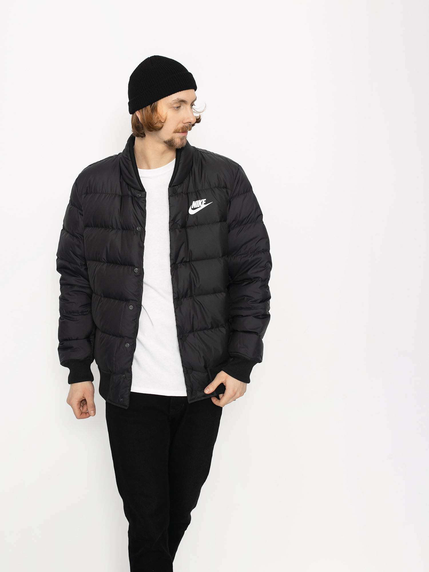 Bunda Nike Dwn Fill Bombr (black/black/white)