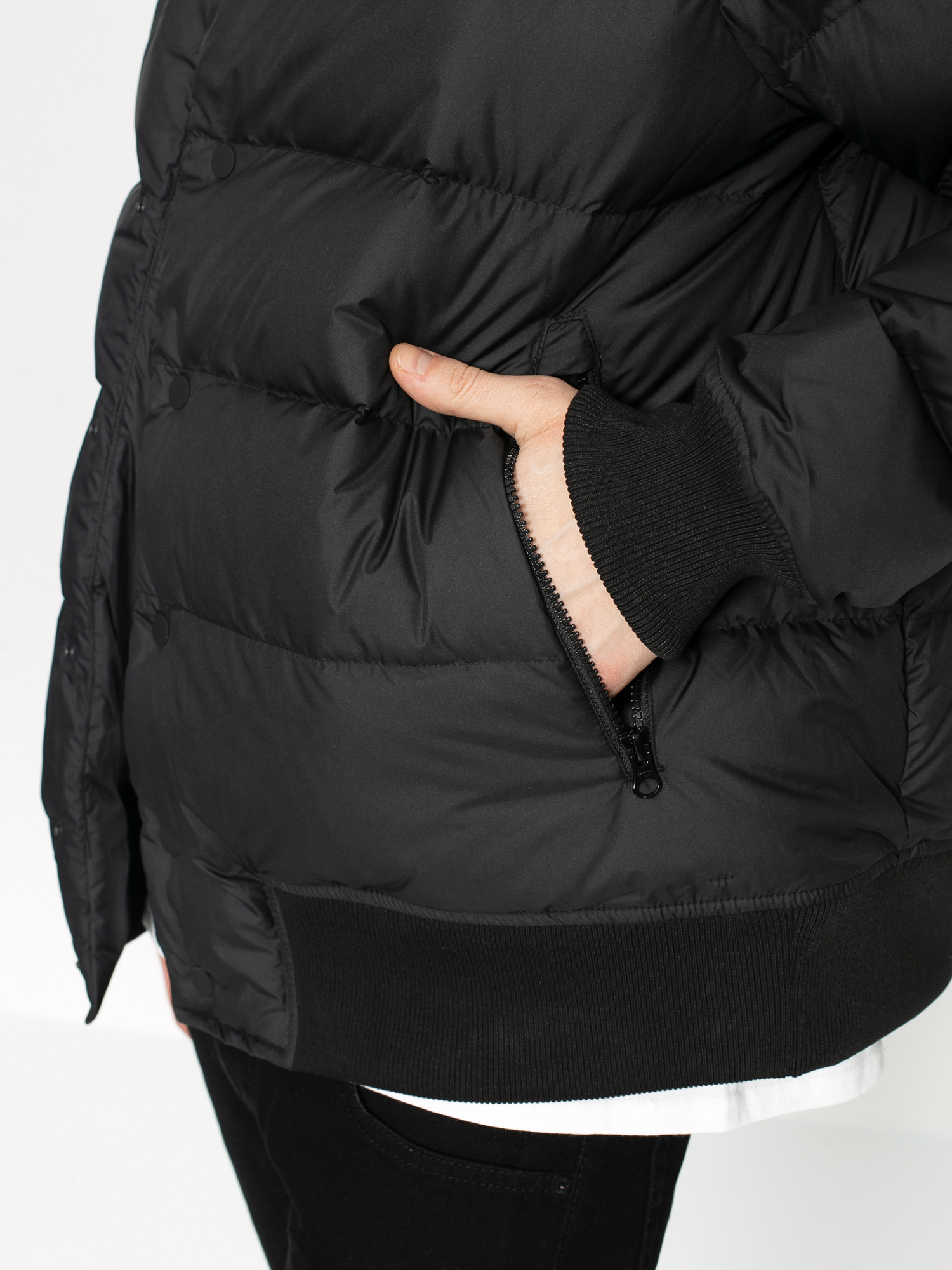 Bunda Nike Dwn Fill Bombr (black/black/white)