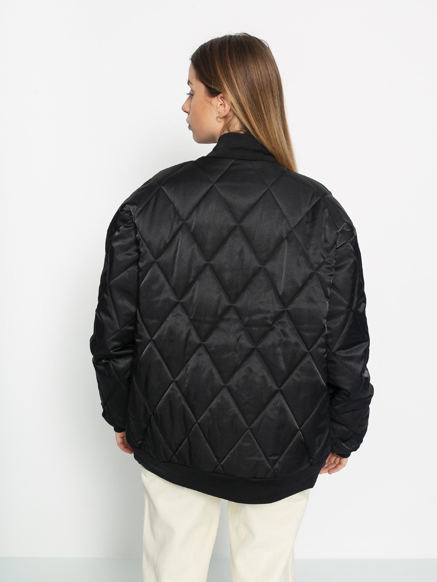 Bunda Nike Air Syn Fill Jkt Satn Wmn (black/black/white)