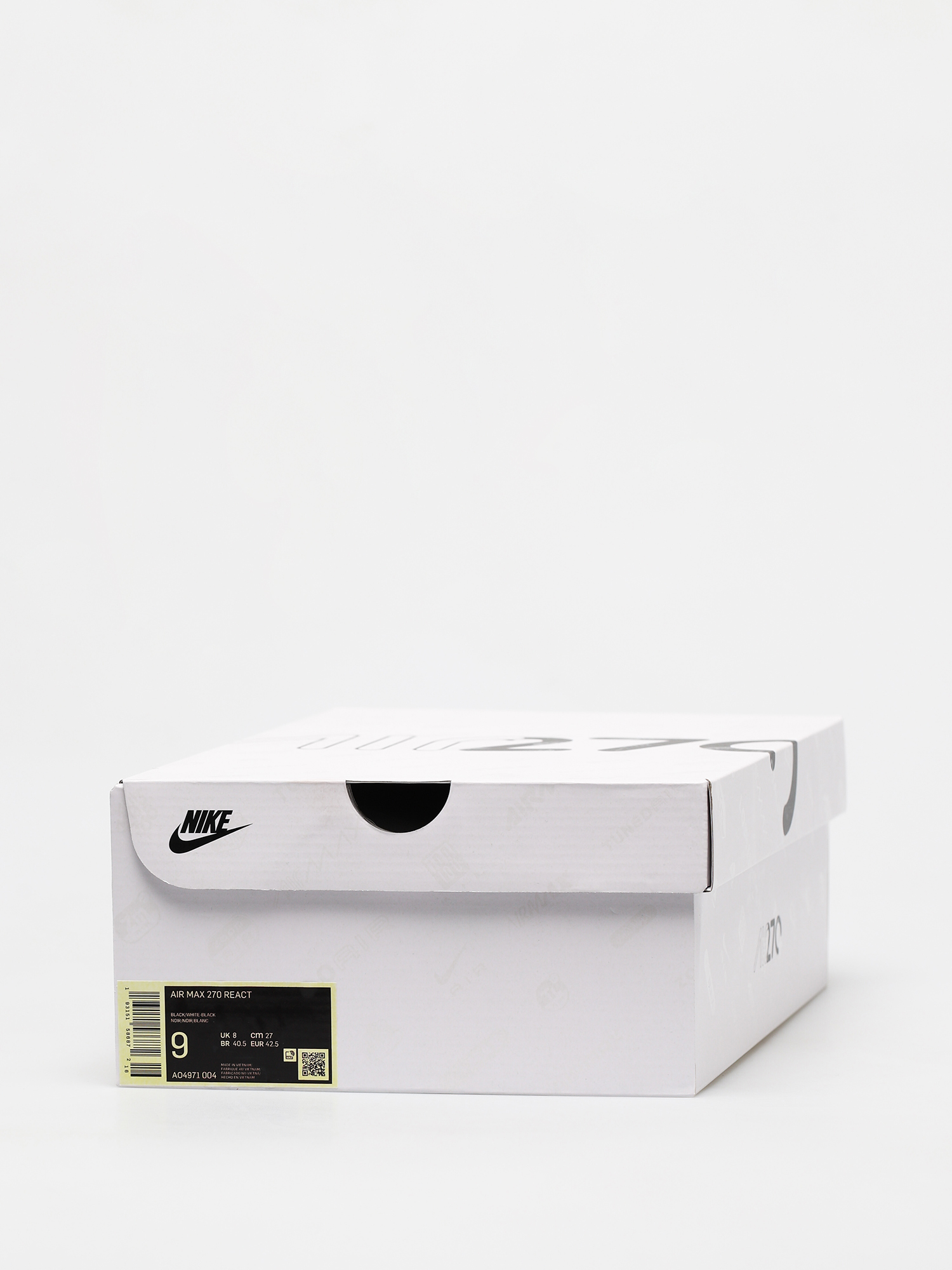 Boty Nike Air Max 270 React (black/white black)