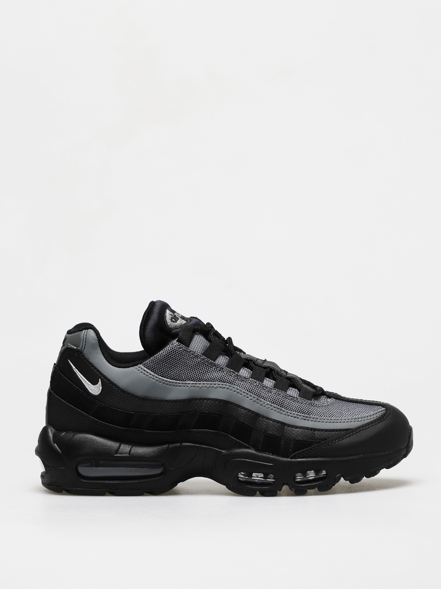 nike black and grey ombre air max 95 og trainers