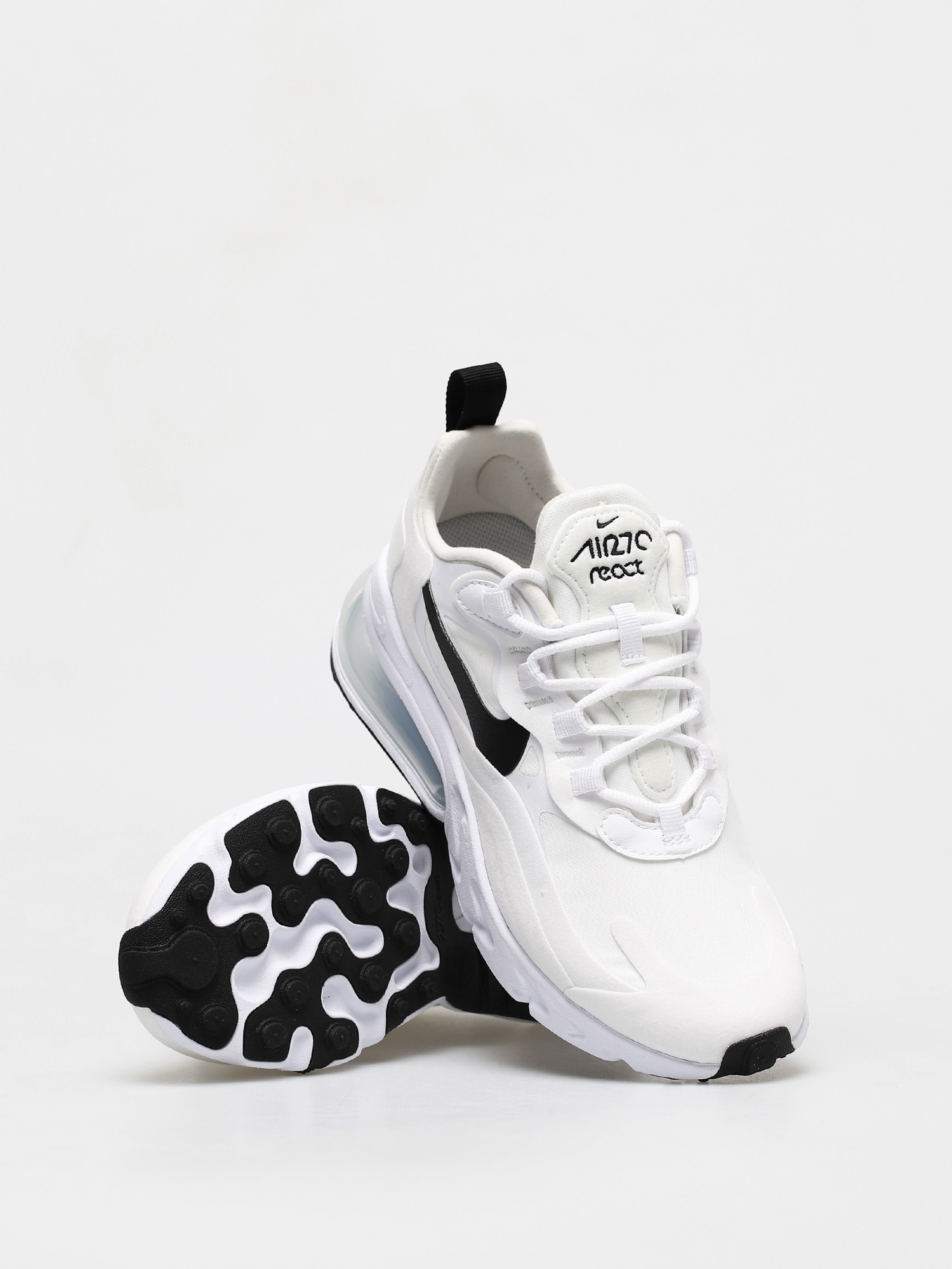 Boty Nike Air Max 270 React Wmn (white/black metallic silver)