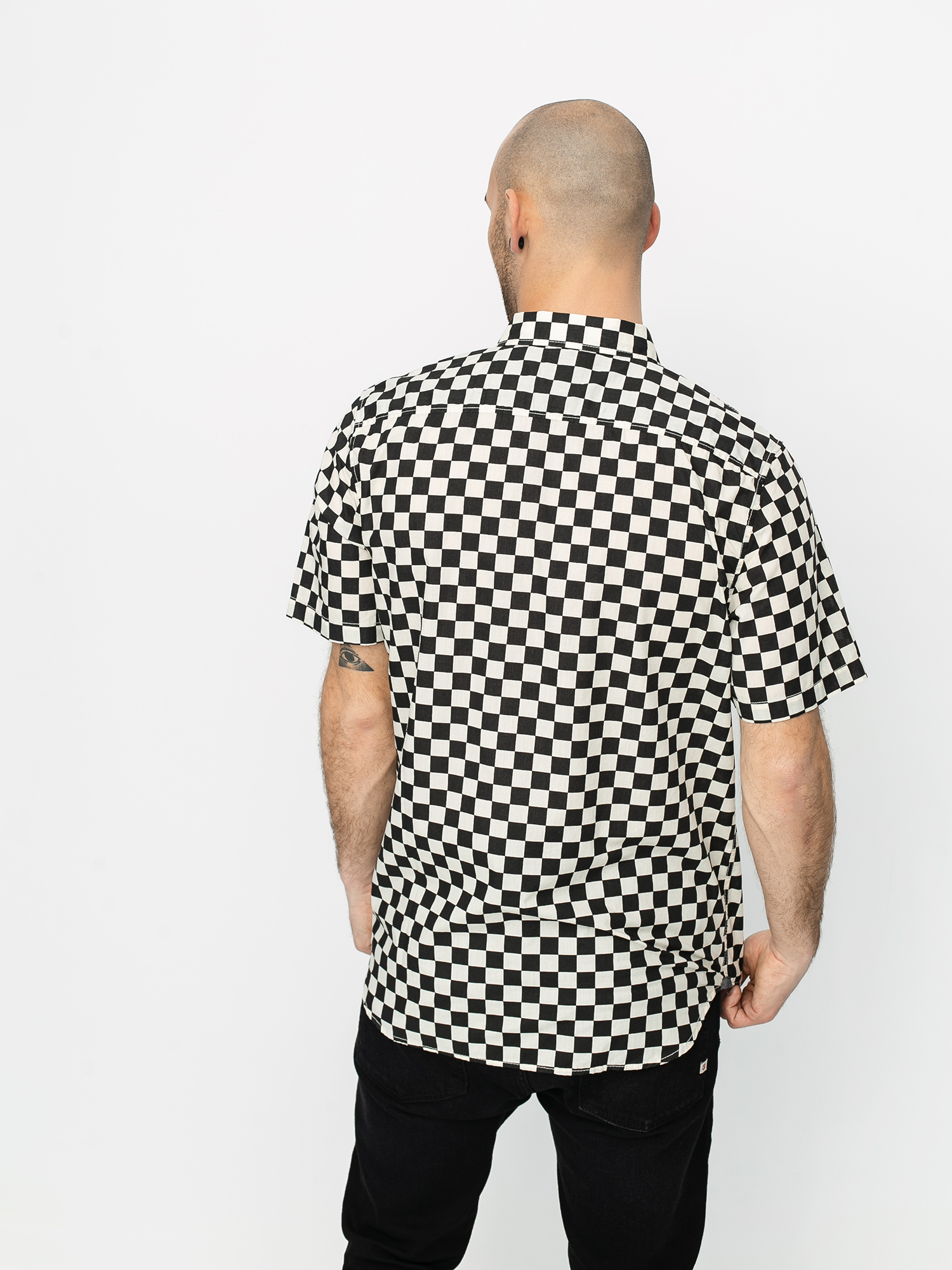 Košile Vans Cypress Checker (black/whitecaps)