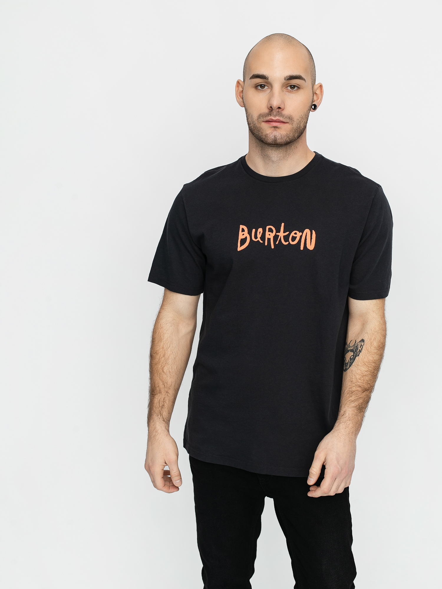 Tričko Burton Flight Attendant (true black)