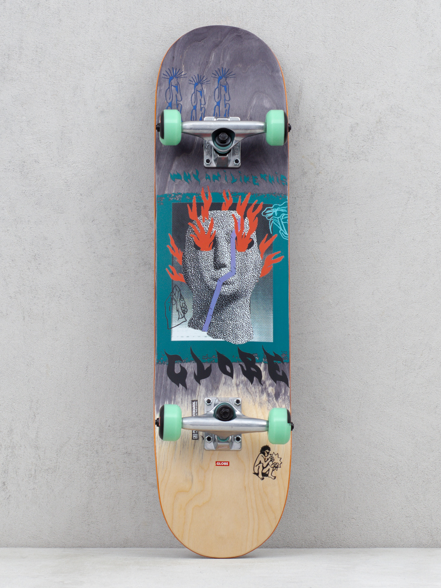 Skateboard Globe G1 Firemaker (black/natural)