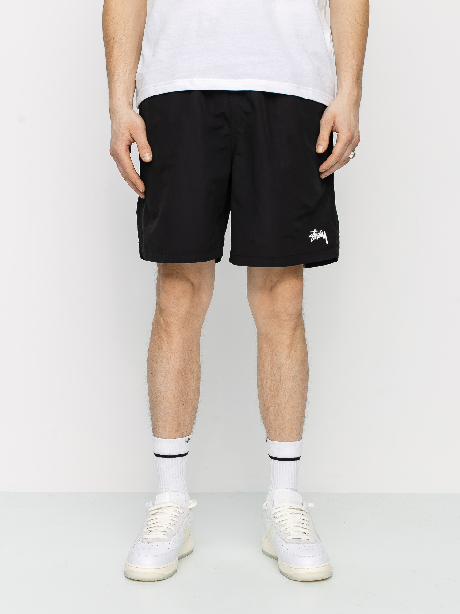 Kraťasy Stussy Stock Water (black)