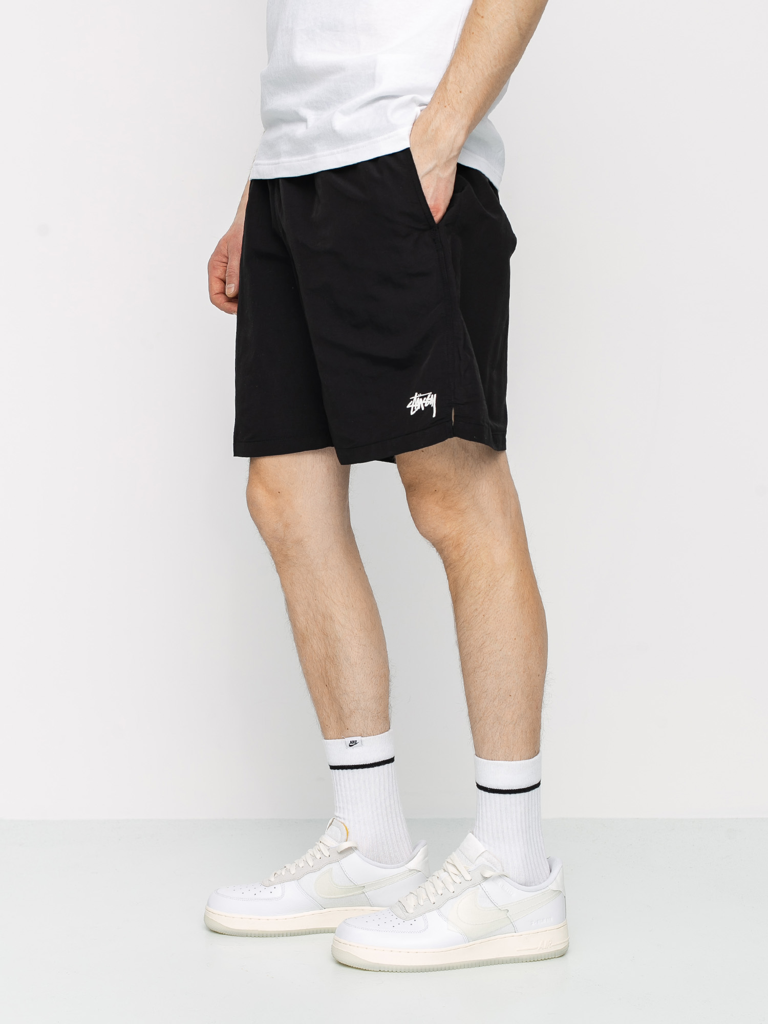 Kraťasy Stussy Stock Water (black)