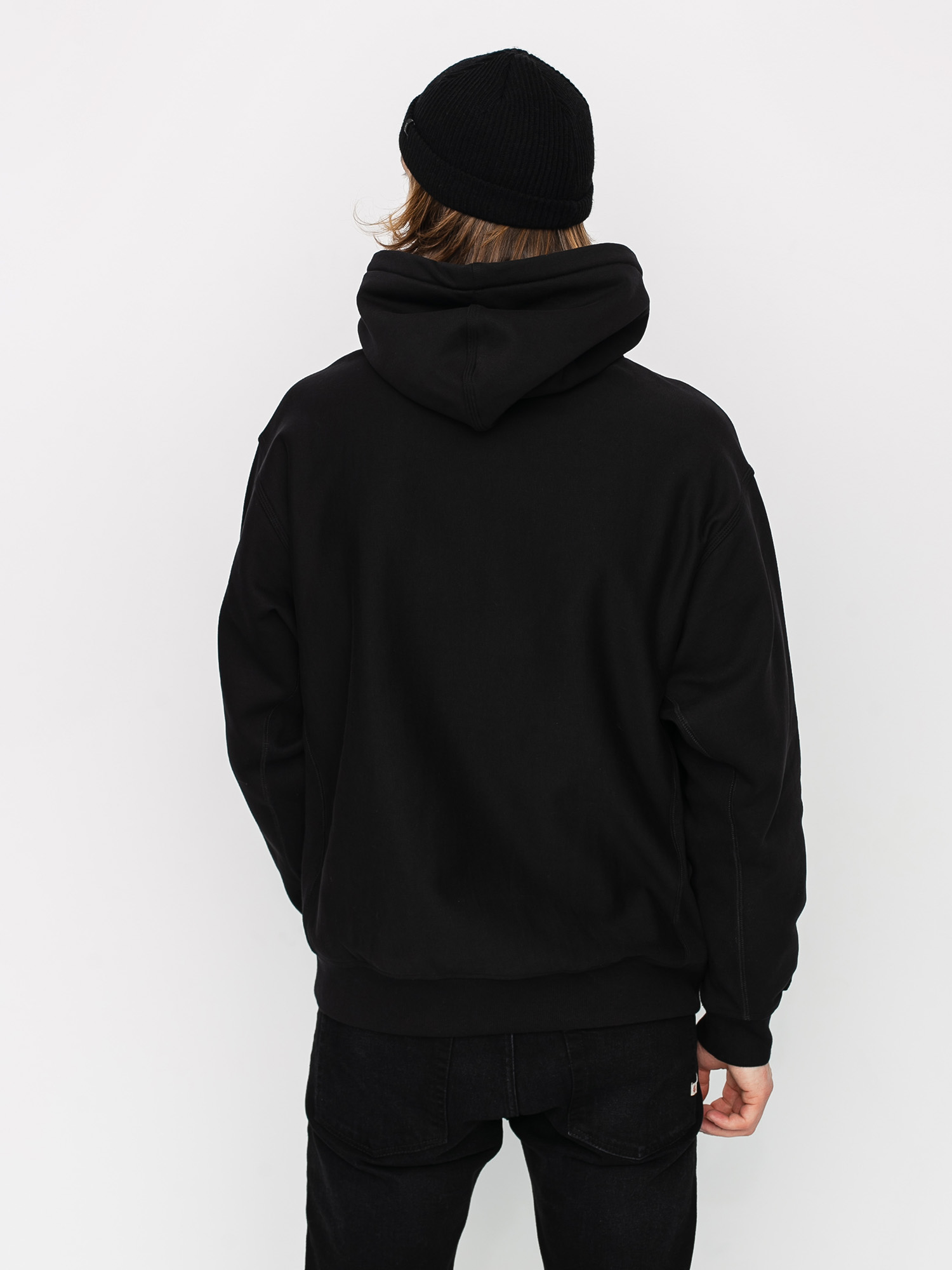 Mikina s kapucí Carhartt WIP American Script HD (black)