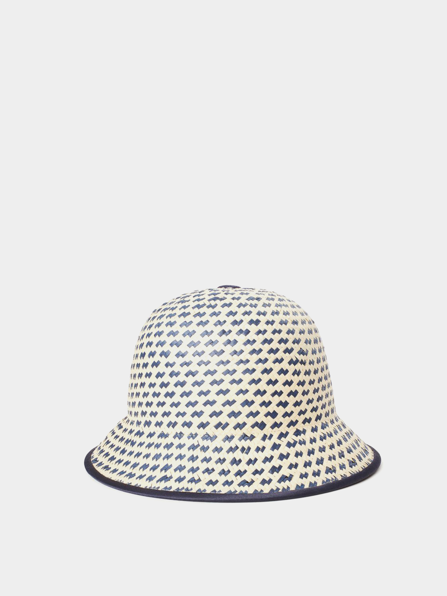 Klobouk Brixton Essex Straw II Bucket Hat Wmn (navy/tan)