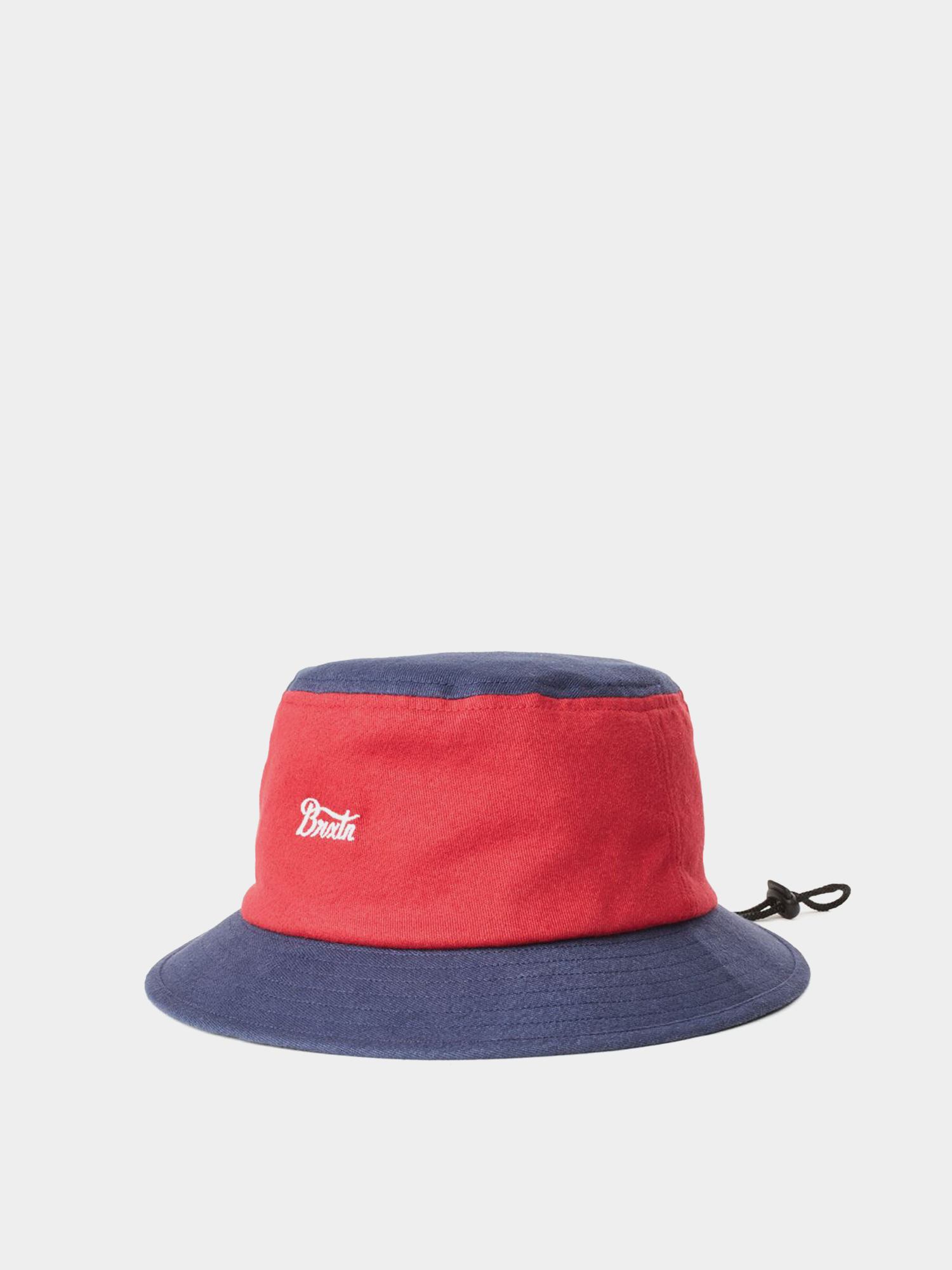 Klobouk Brixton Stith Bucket Hat (washed navy/lava red)