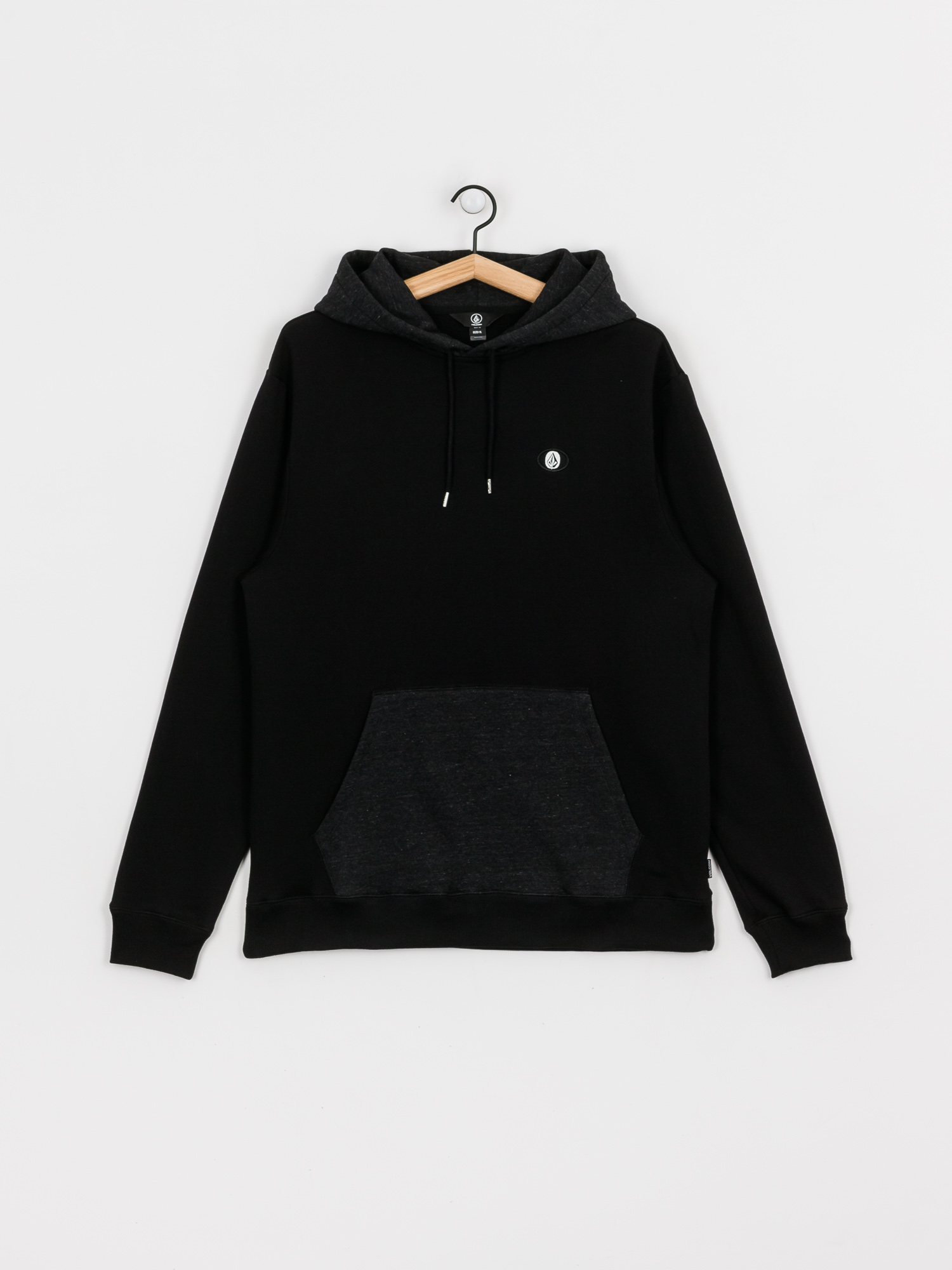 Mikina s kapucí Volcom Sngl Stn HD (black)