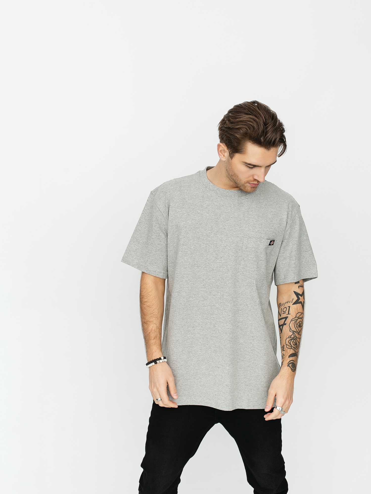 Tričko Dickies Porterdale (heather grey)