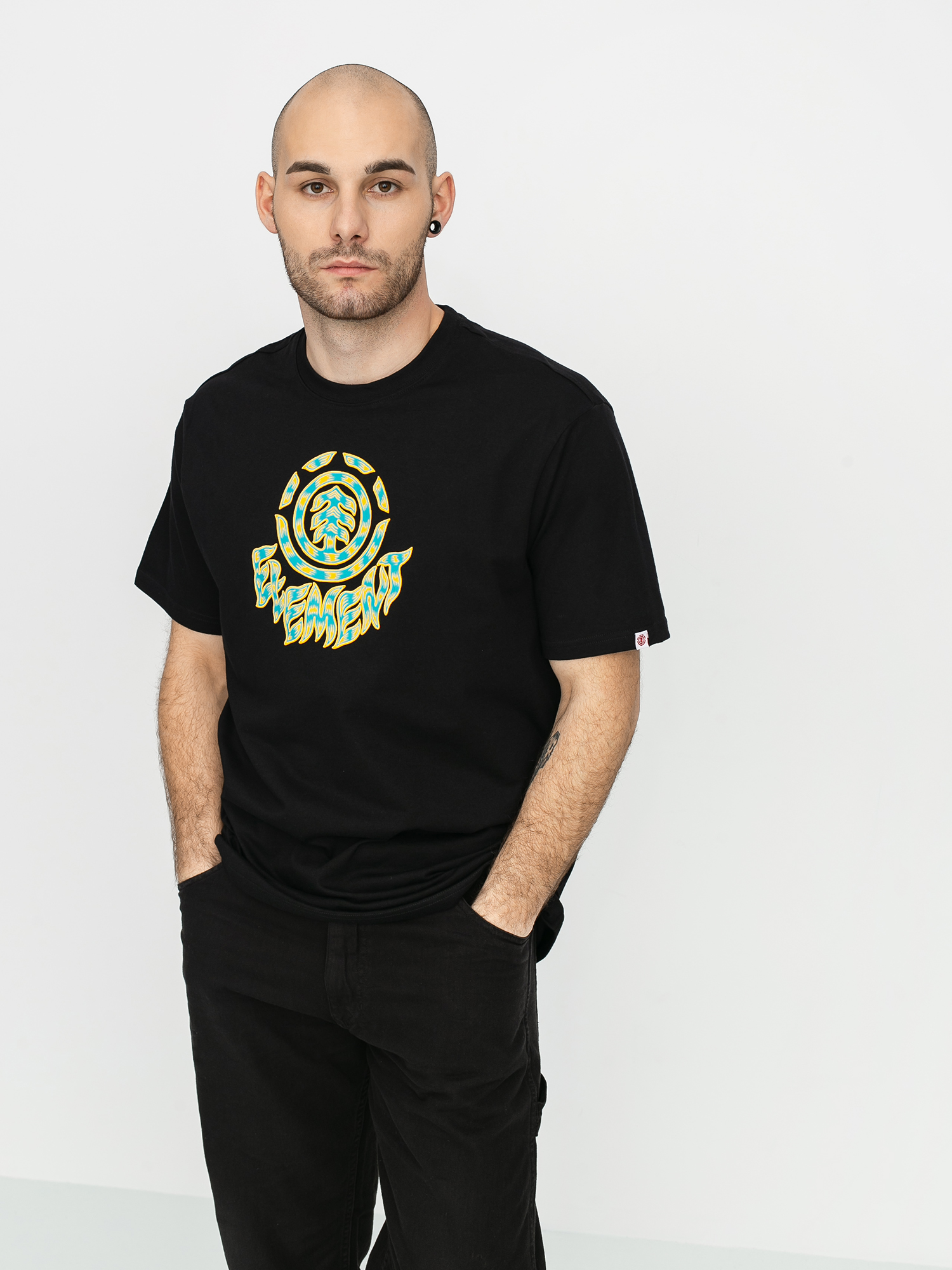 Tričko Element Remus (flint black)