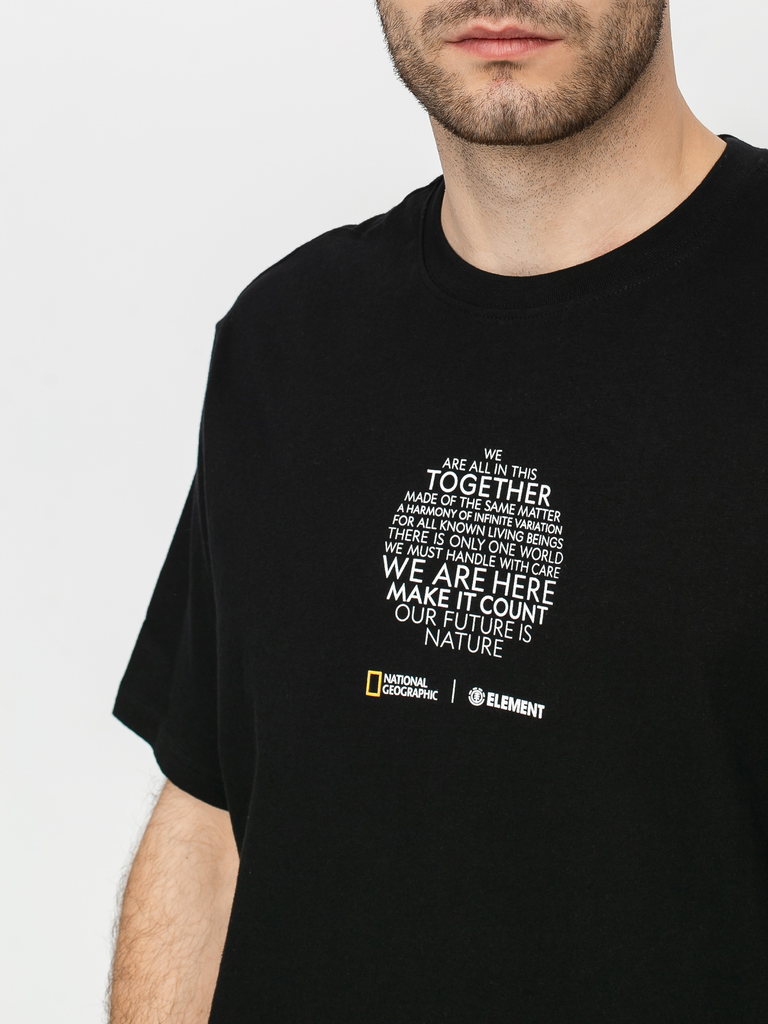 Tričko Element Manifesto (flint black)