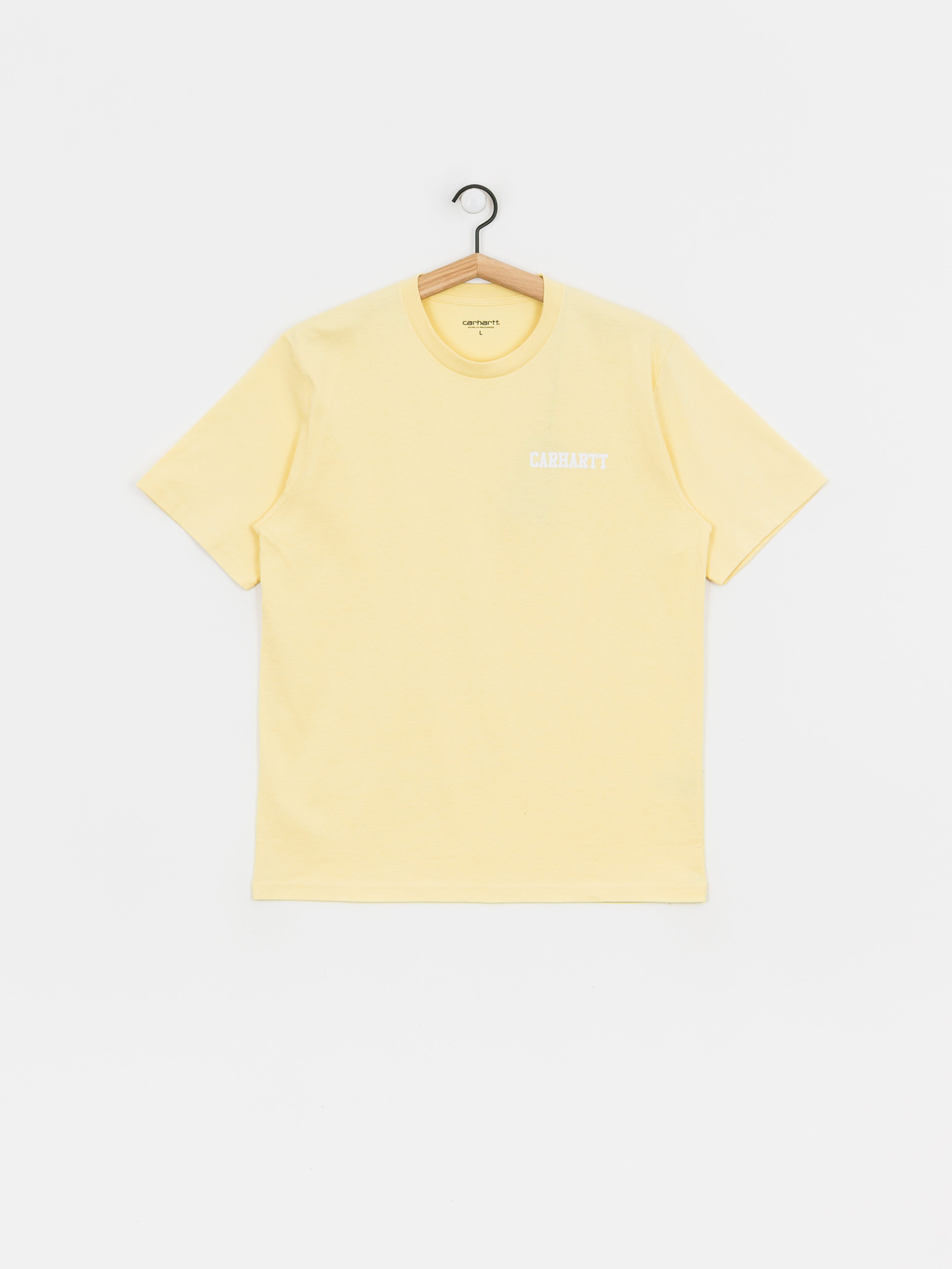 Tričko Carhartt WIP College Script (fresco/white)