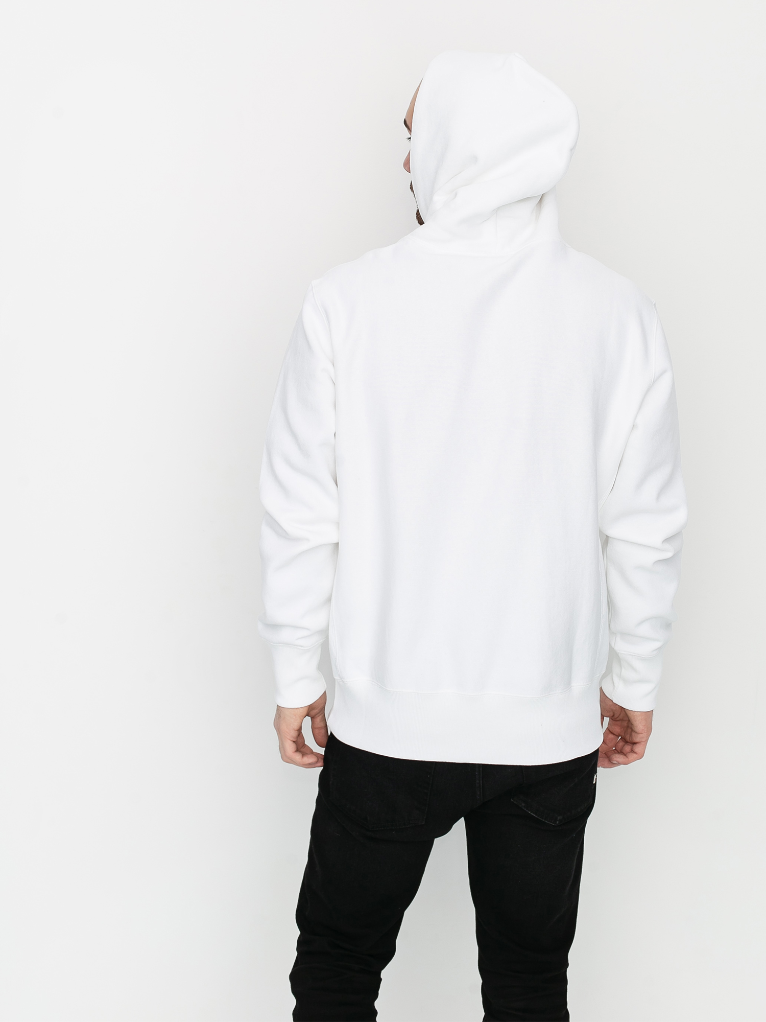 Mikina s kapucí Champion Premium Sweatshirt HD 214675 (wht)