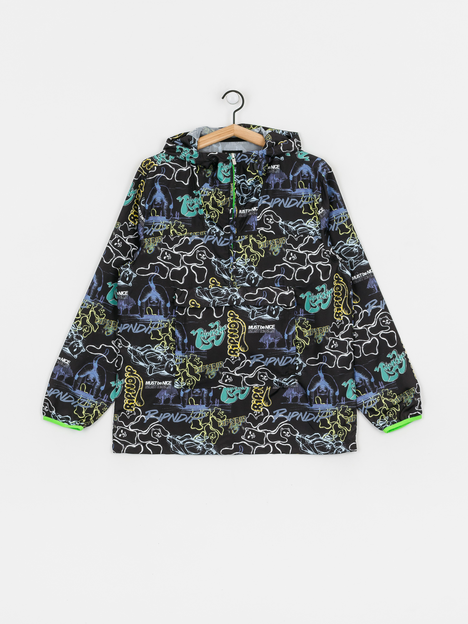 Bunda RipNDip Goalasso Fanorak (black)