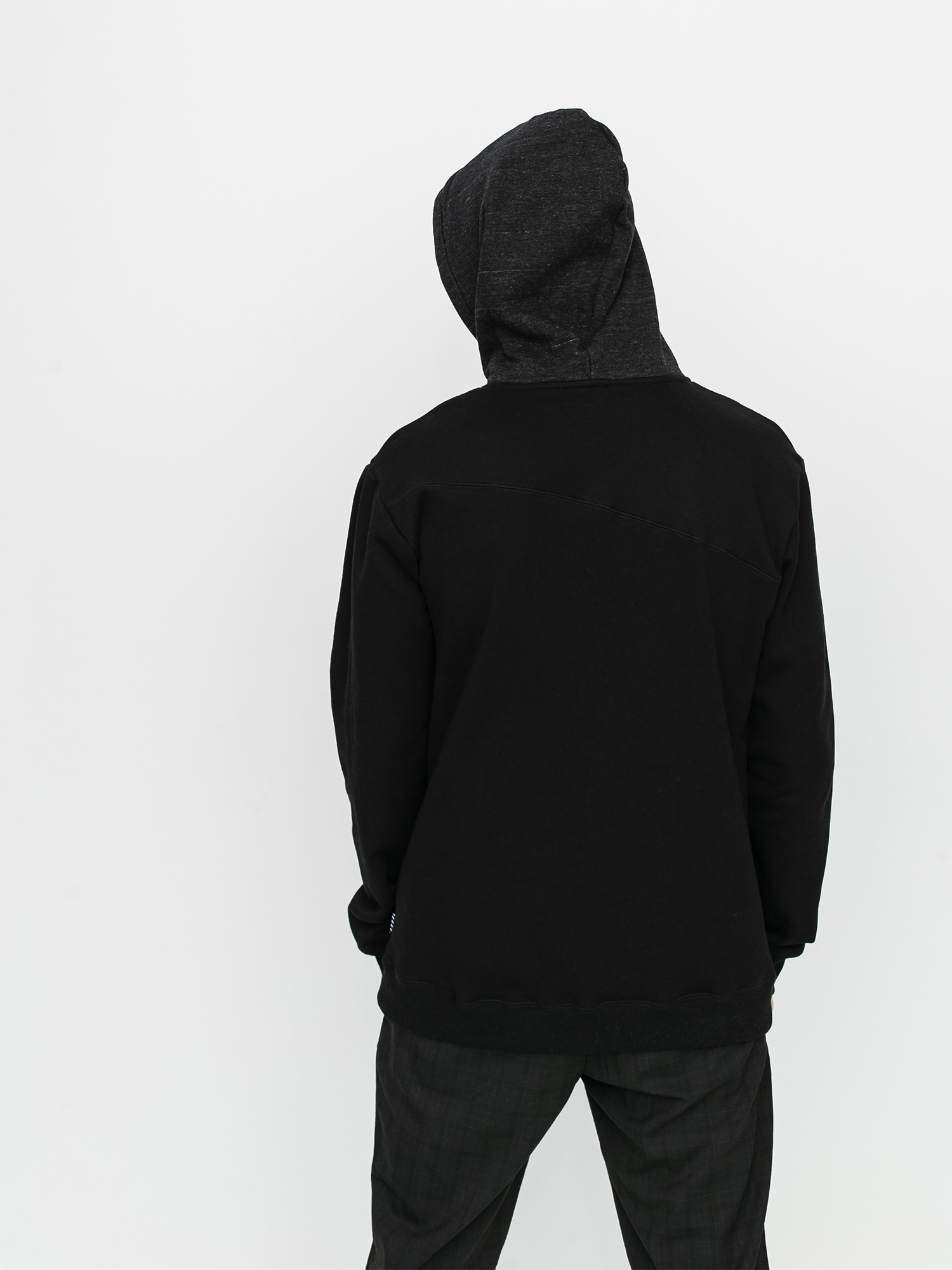 Mikina s kapucí Volcom Sngl Stn HD (black)