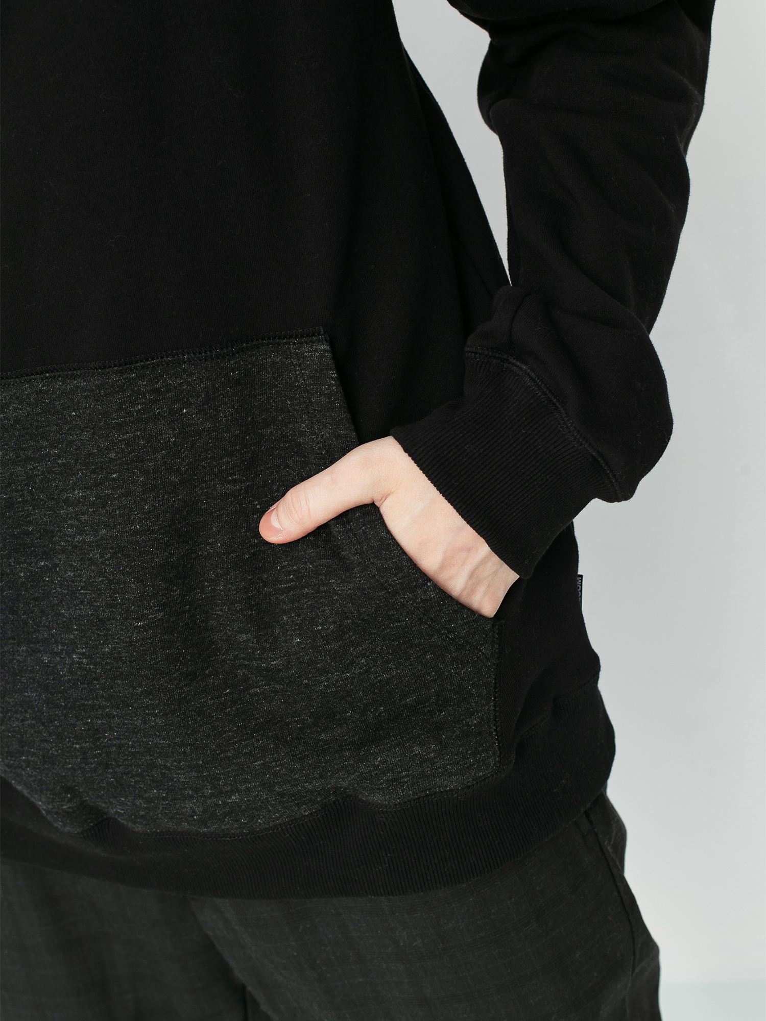 Mikina s kapucí Volcom Sngl Stn HD (black)