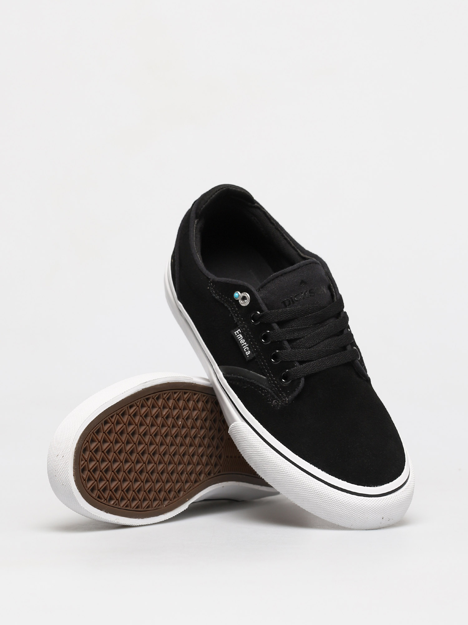 Boty Emerica Dickson (black/white/gold)