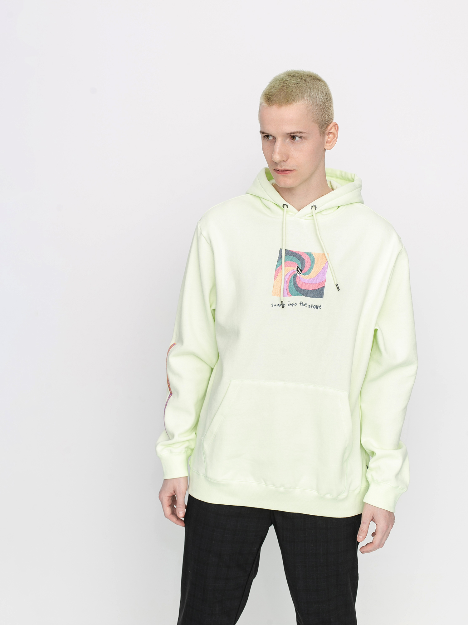 Mikina s kapucí Volcom Shoots HD (key lime)