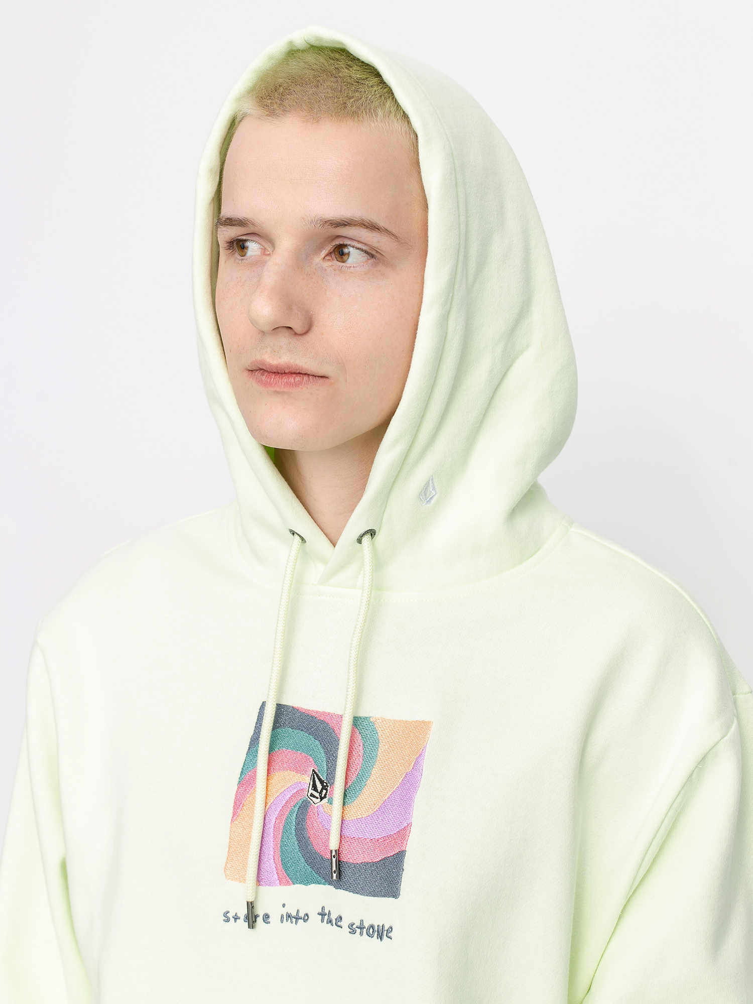 Mikina s kapucí Volcom Shoots HD (key lime)