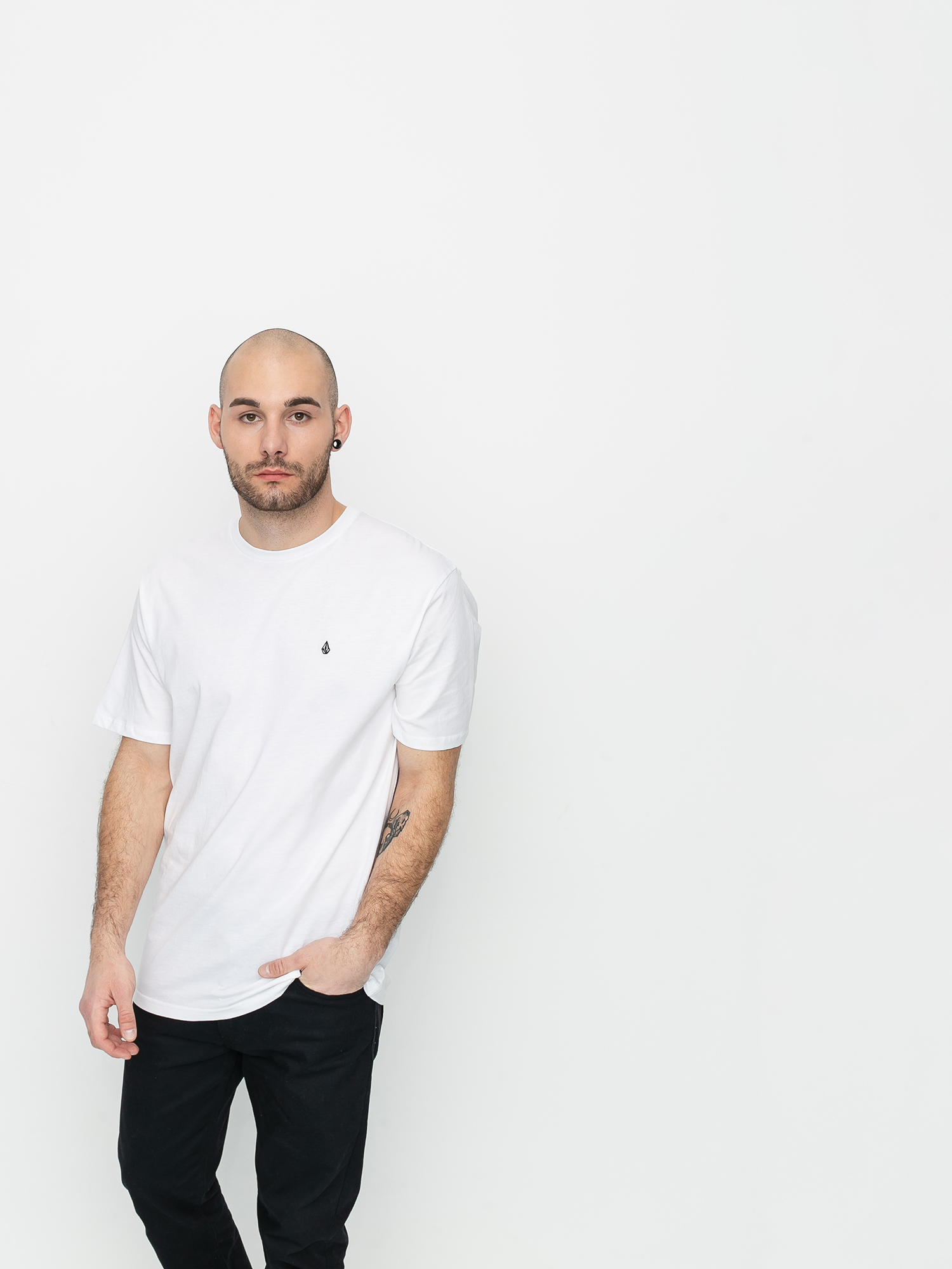 Tričko Volcom Stone Blanks Bsc (white)