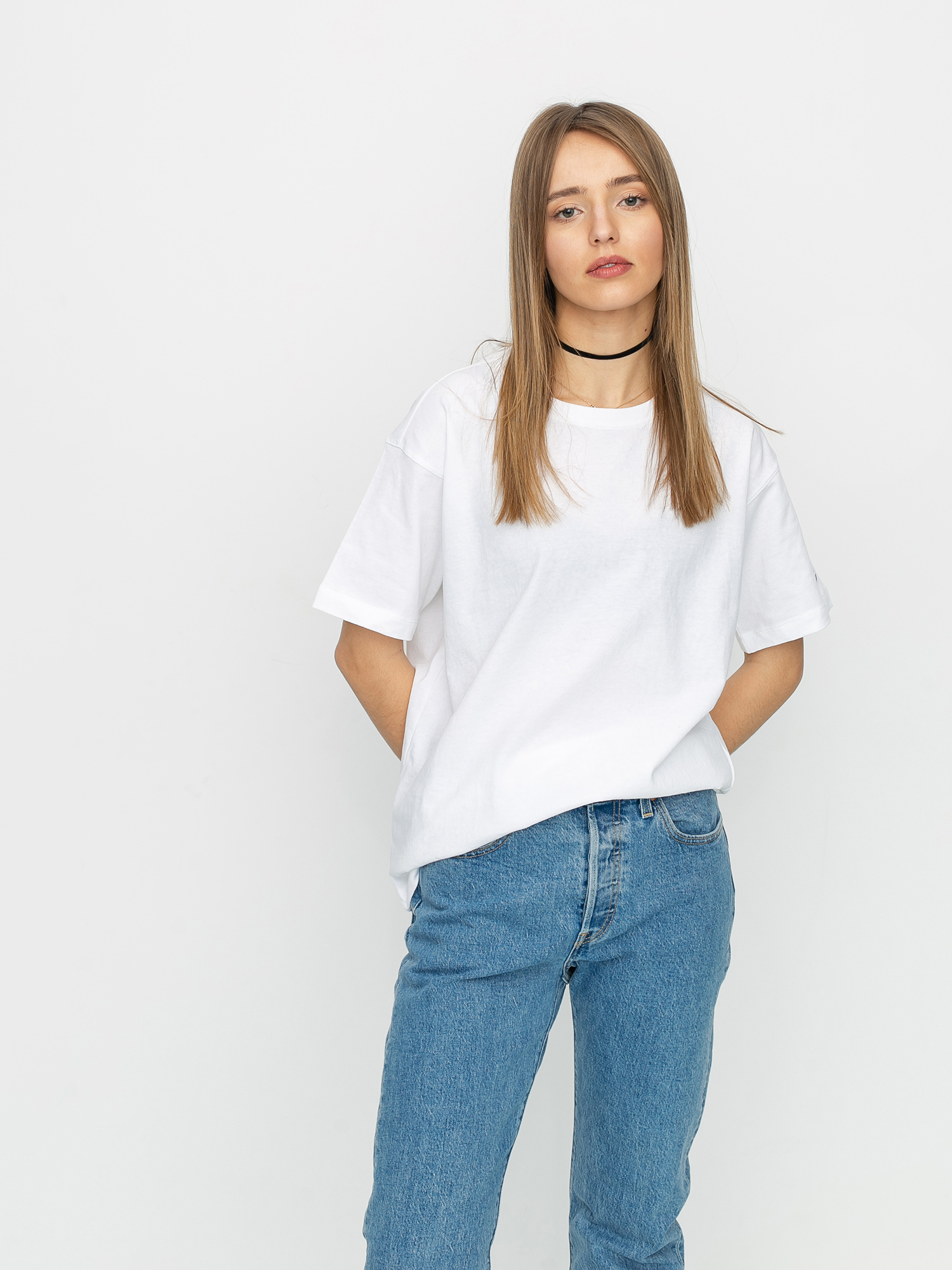 Tričko Champion Premium Crewneck 112732 Wmn (wht)