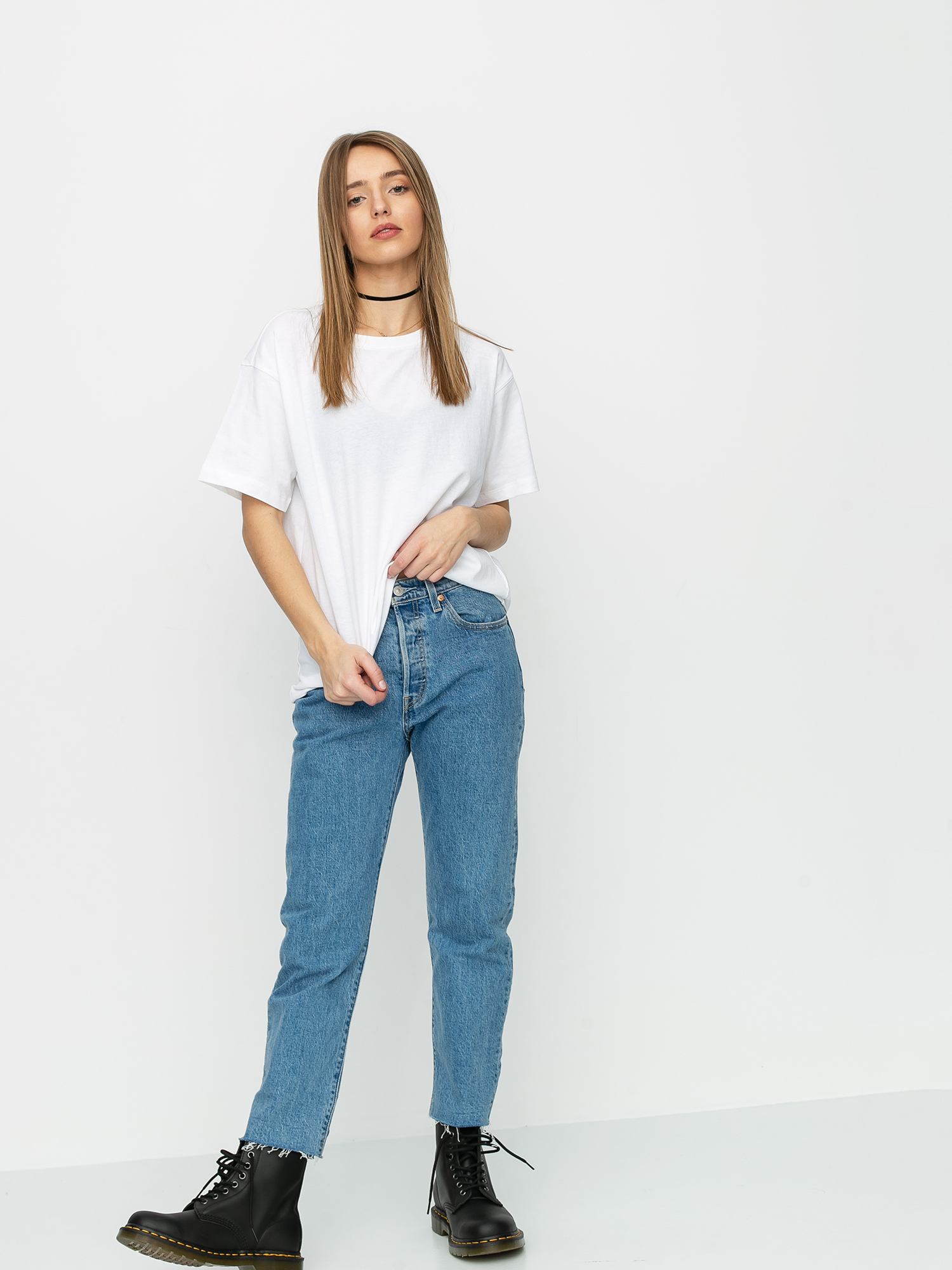 Tričko Champion Premium Crewneck 112732 Wmn (wht)