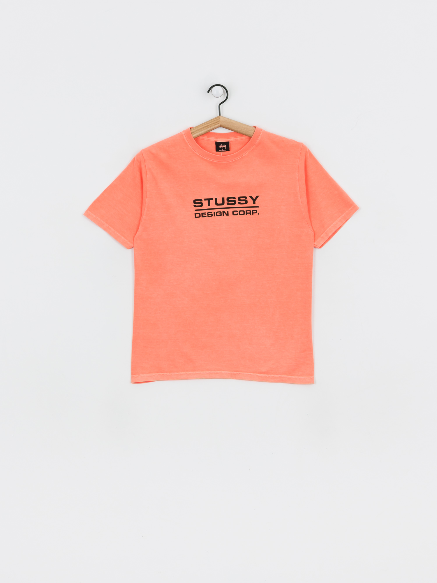 Tričko Stussy Design Corp Pig Dyed Wmn (neon orange)