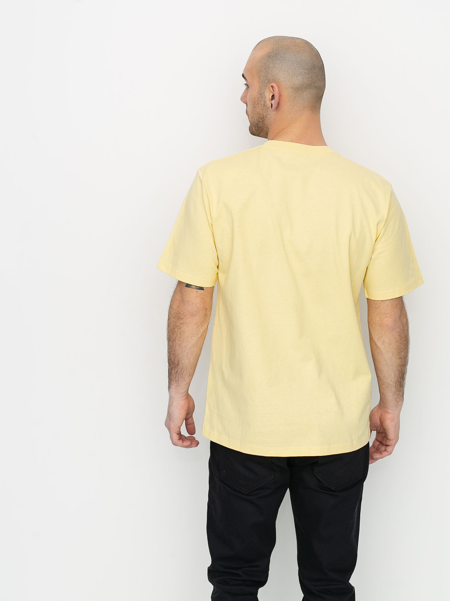 Tričko Carhartt WIP College Script (fresco/white)