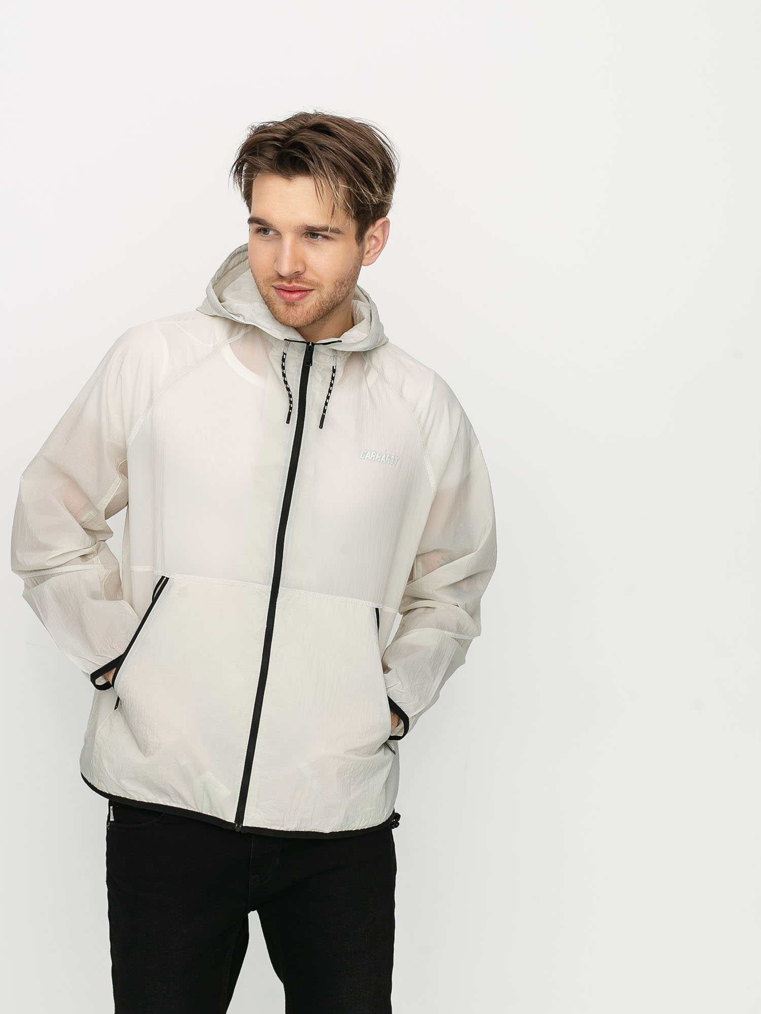 Bunda Carhartt WIP Turrell (pebble/reflective grey)